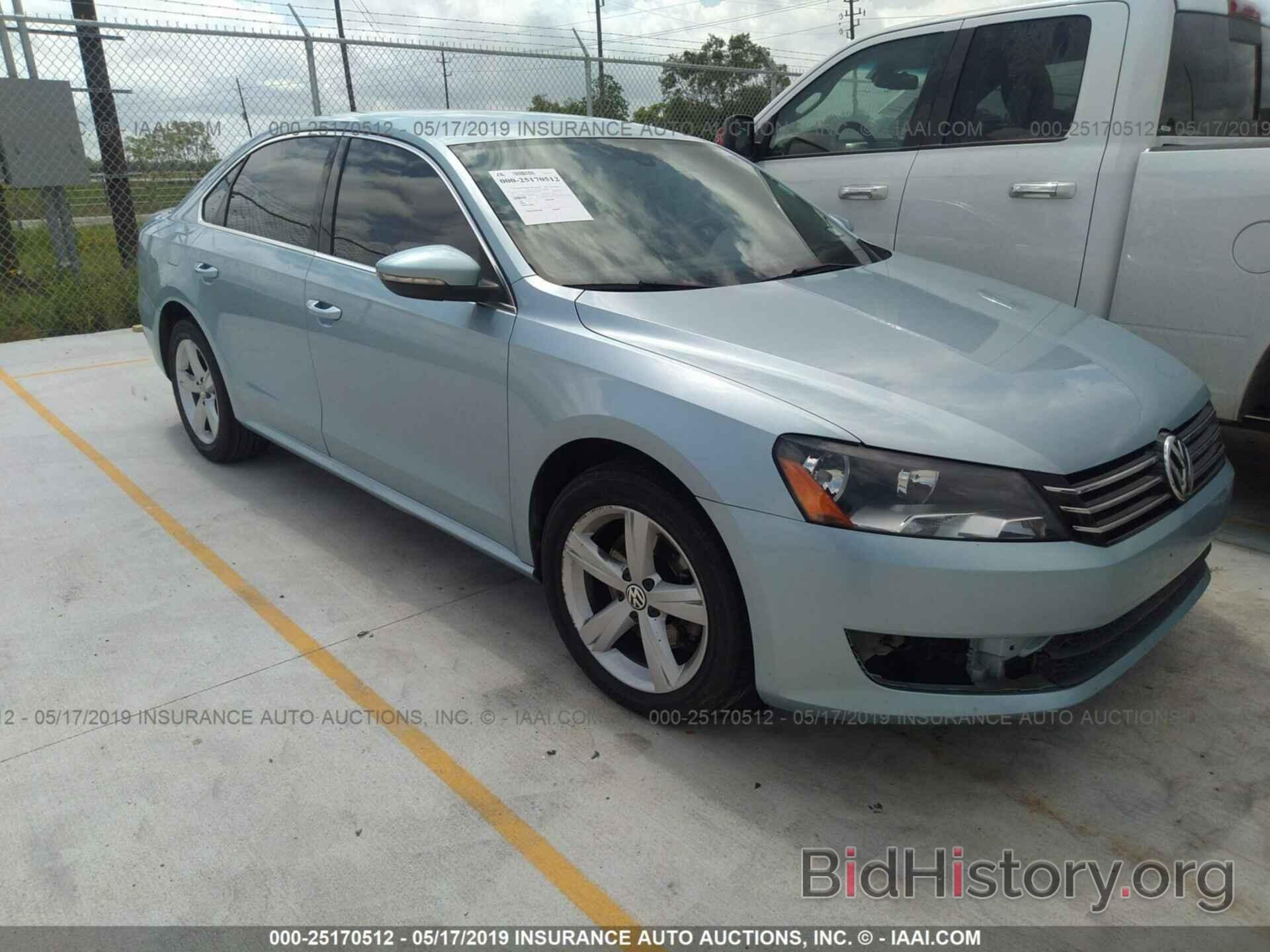 Photo 1VWBH7A38CC097564 - VOLKSWAGEN PASSAT 2012