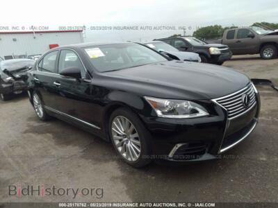 2015 Lexus LS 460, черный — VIN JTHCL5EFXF5023410, IAAI