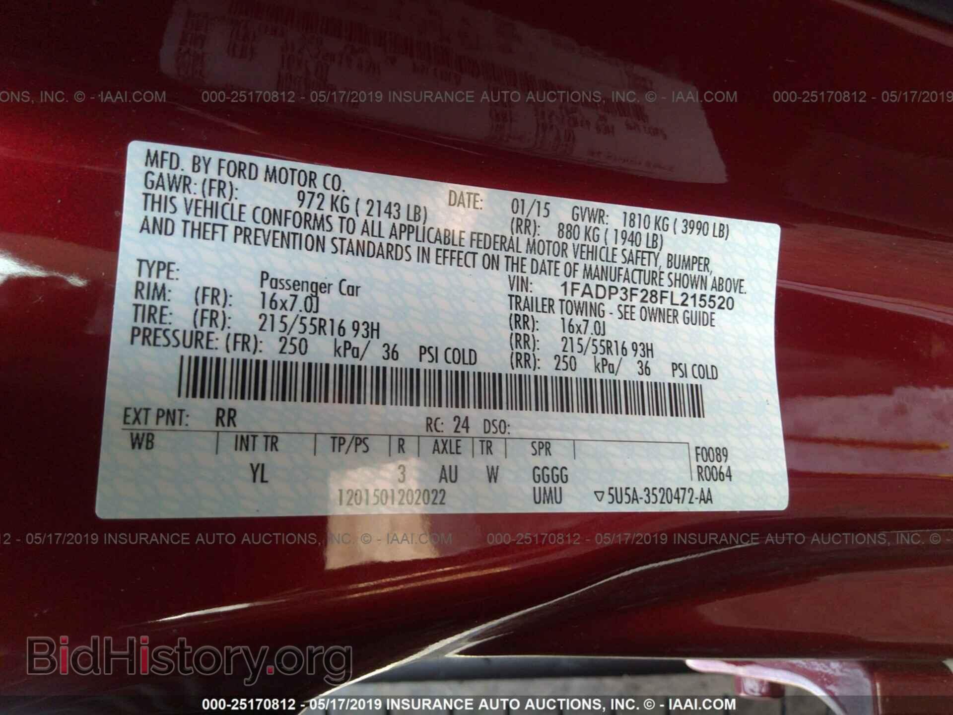2015 FORD FOCUS - VIN: 1FADP3F28FL215520 - Photo 9