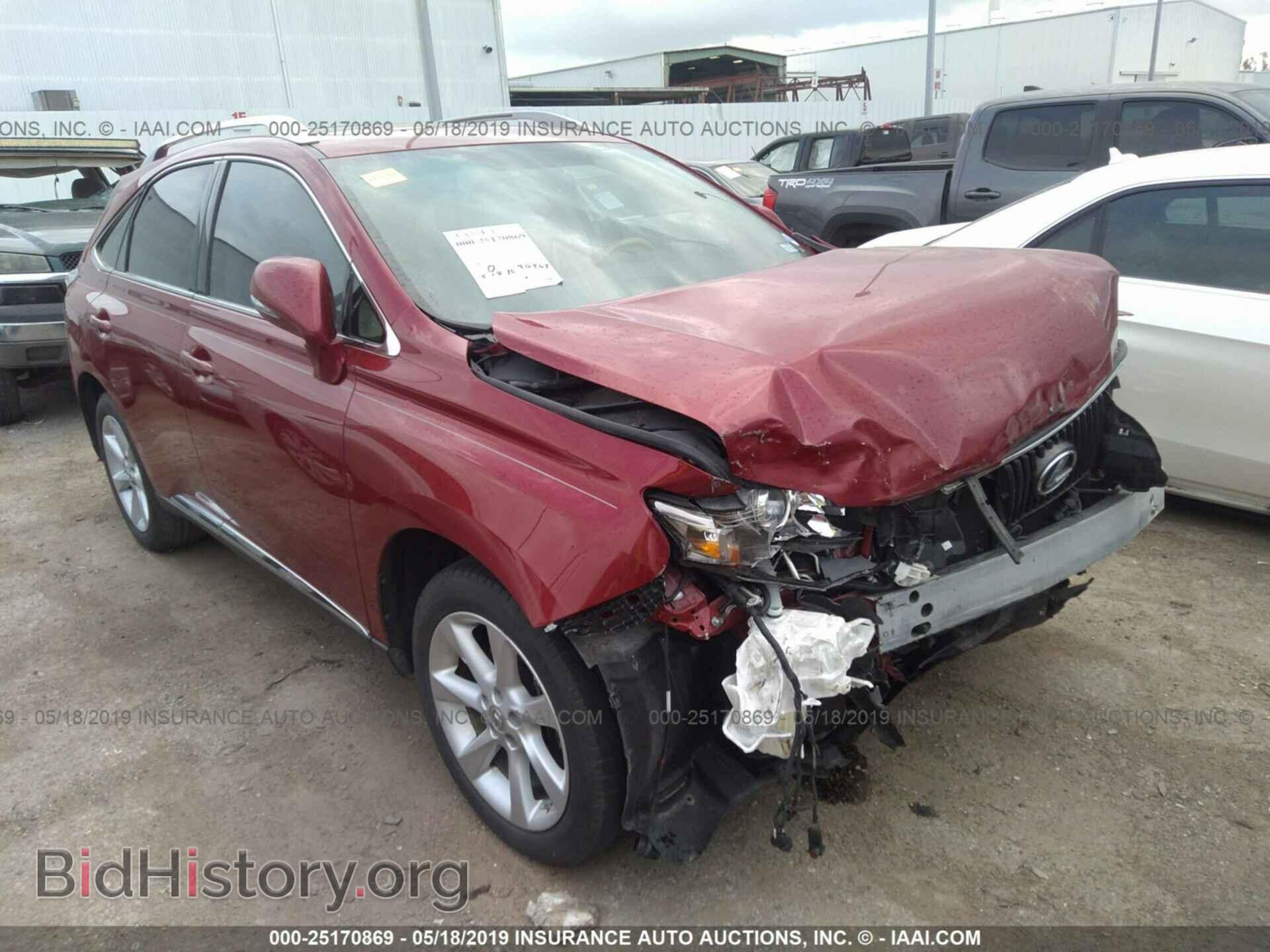 Photo 2T2ZK1BA6CC074543 - LEXUS RX 2012