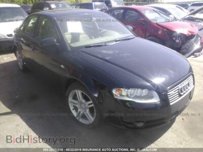 2006 Audi A4 2.0T Quattro, черный — VIN WAUDF78E76A135002, IAAI