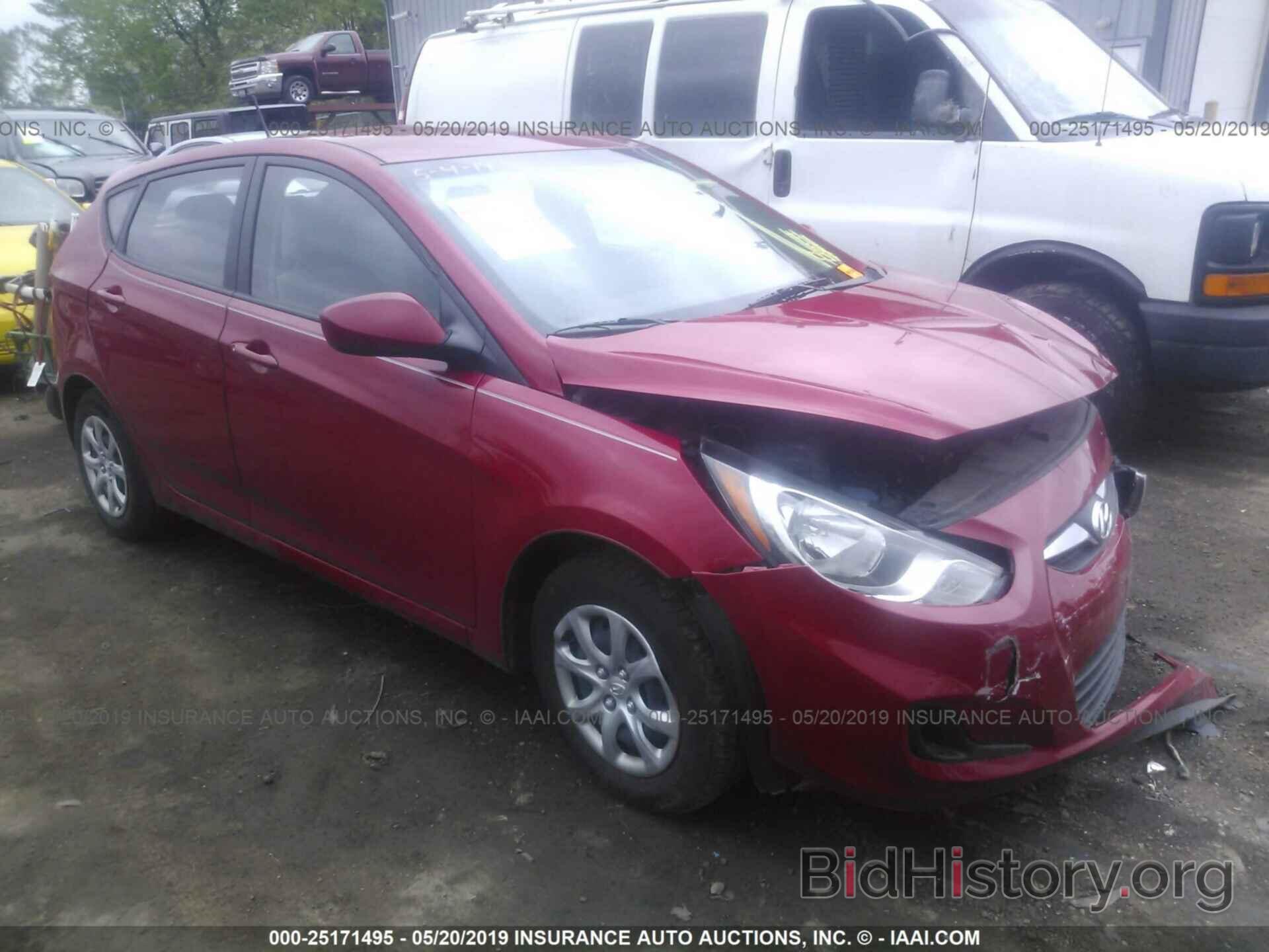 Photo KMHCT5AE1DU106107 - HYUNDAI ACCENT 2013