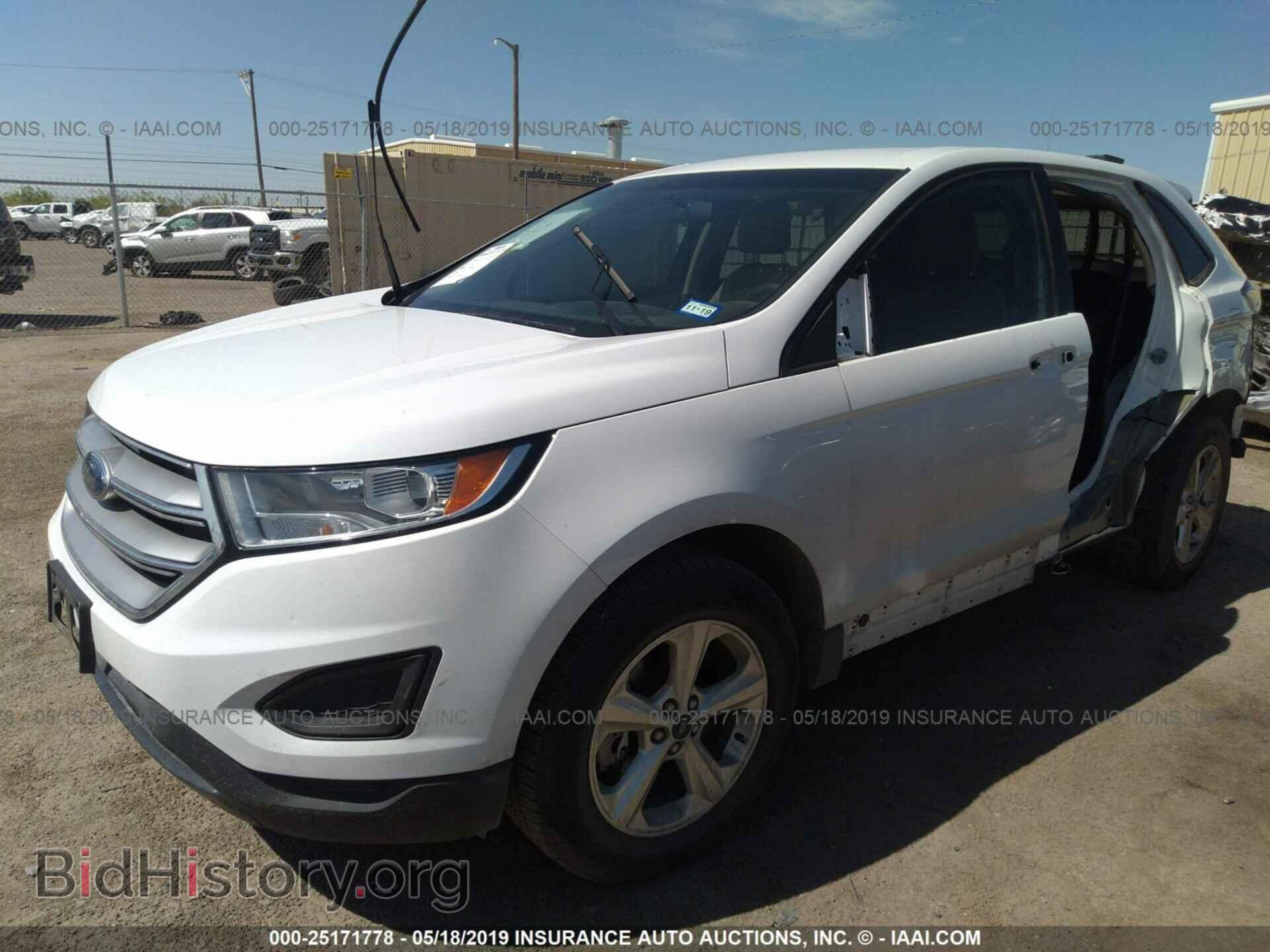 2015 FORD EDGE - VIN: 2FMTK4G80FBB39400 - Фото 2