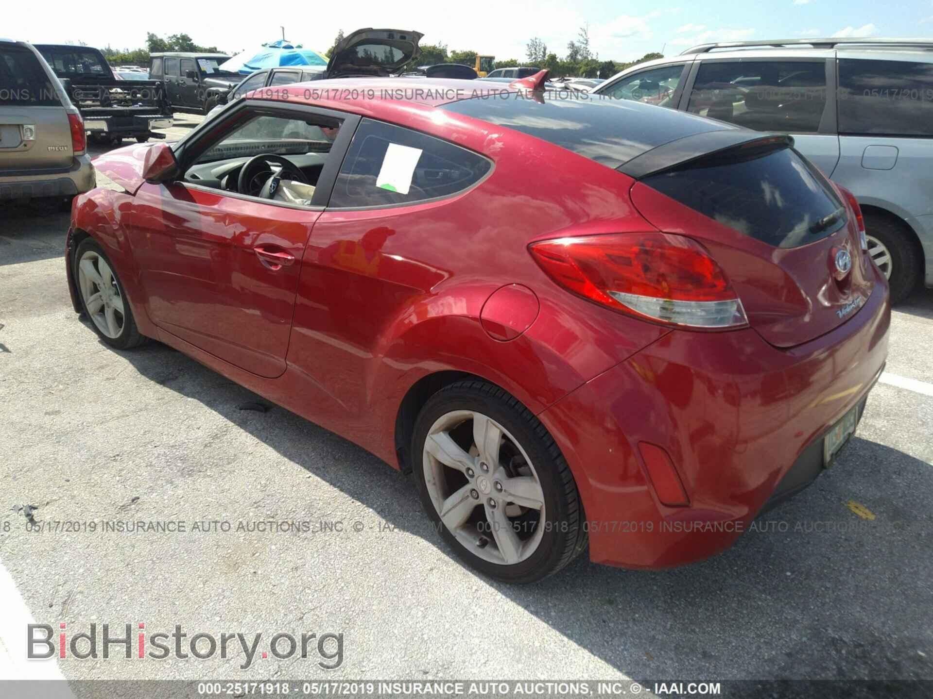 2012 HYUNDAI VELOSTER - VIN: KMHTC6AD0CU036479 - Фото 3