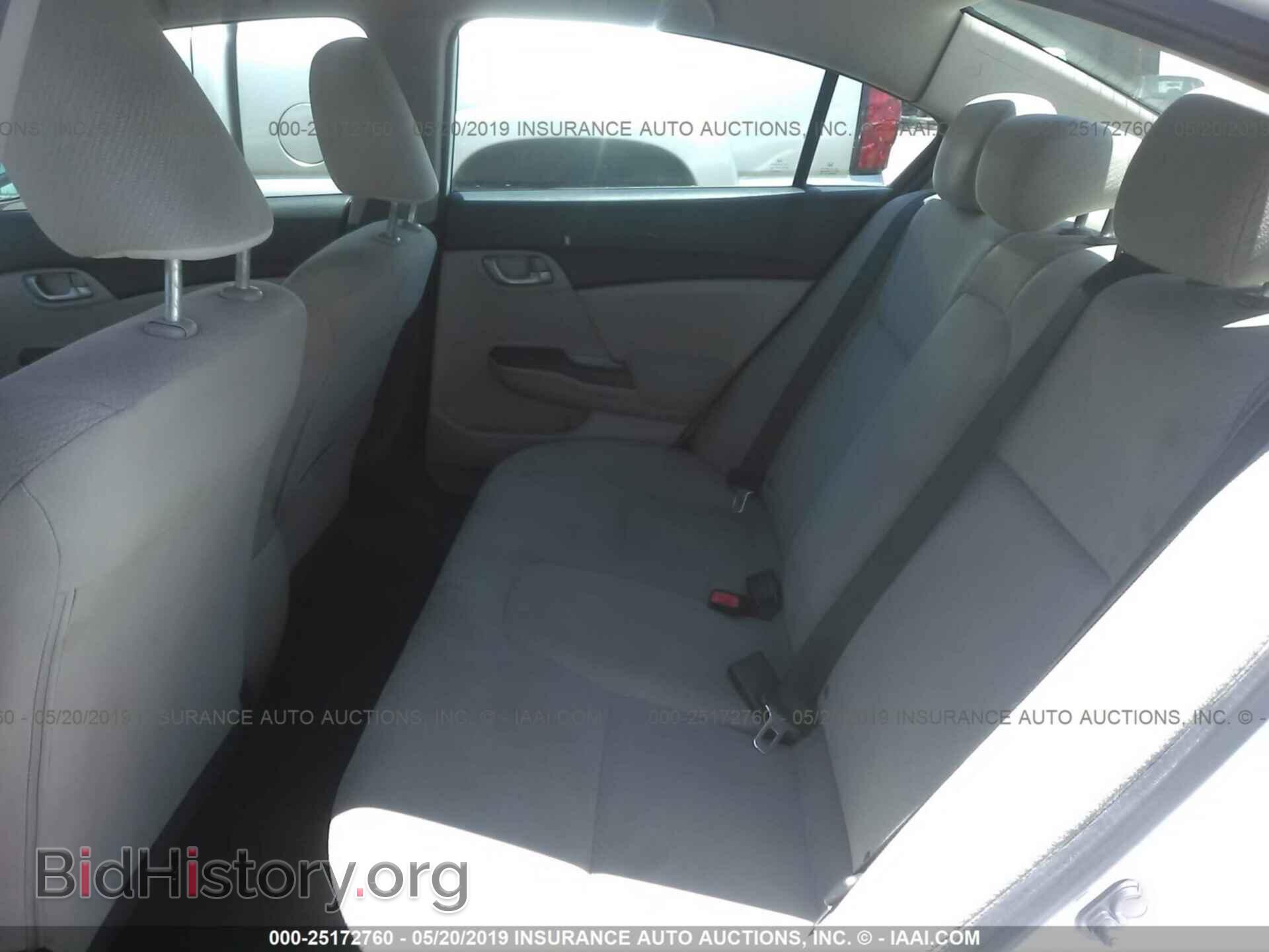 2013 HONDA CIVIC - VIN: 19XFB2F51DE256762 - Фото 8