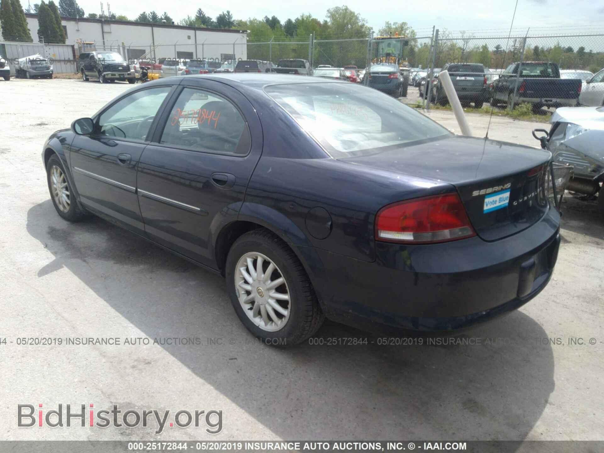 2003 CHRYSLER SEBRING - VIN: 1C3AL56R73N510680 - Фото 3