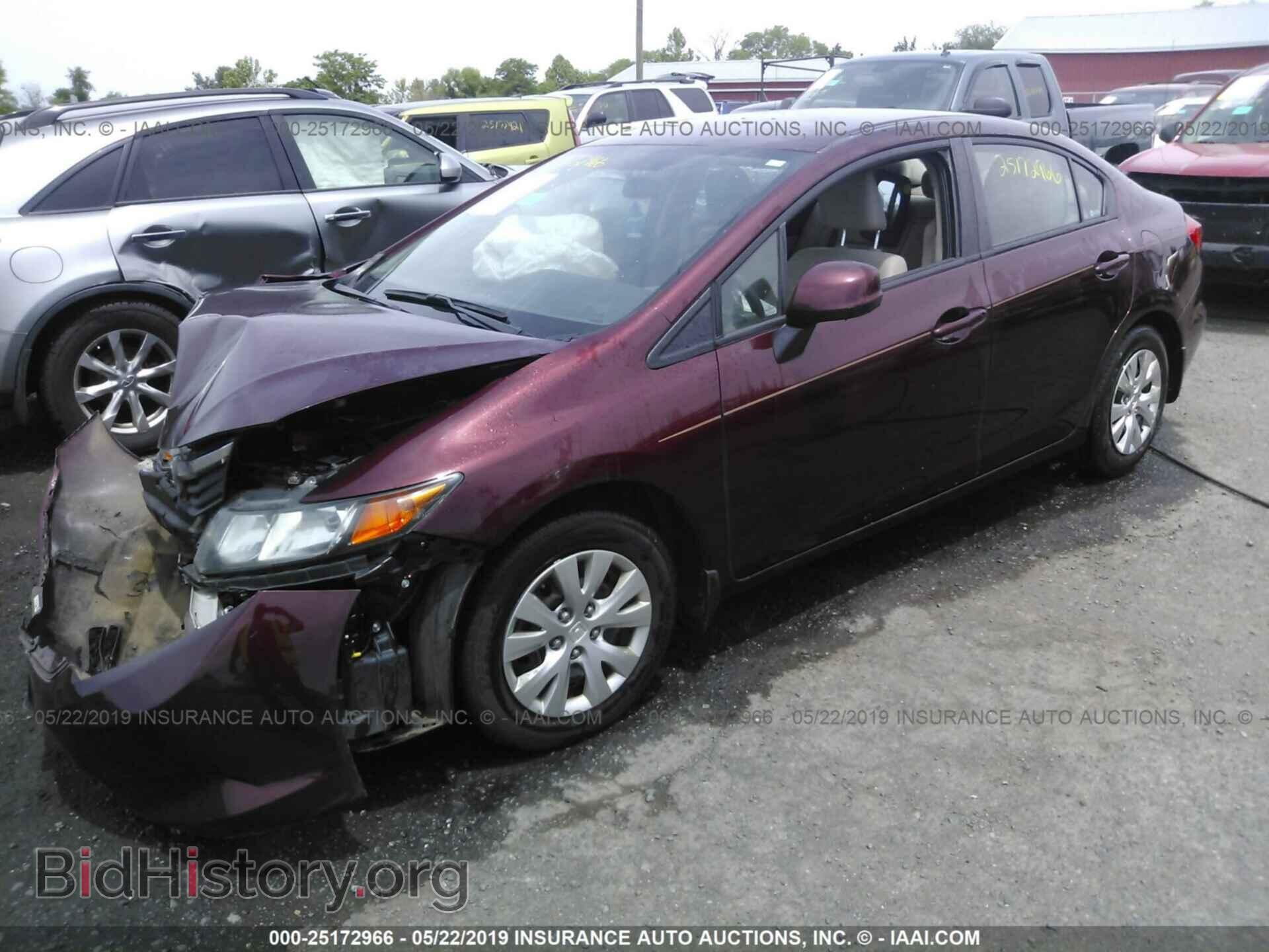 2012 HONDA CIVIC - VIN: 19XFB2F50CE098493 - Фото 2