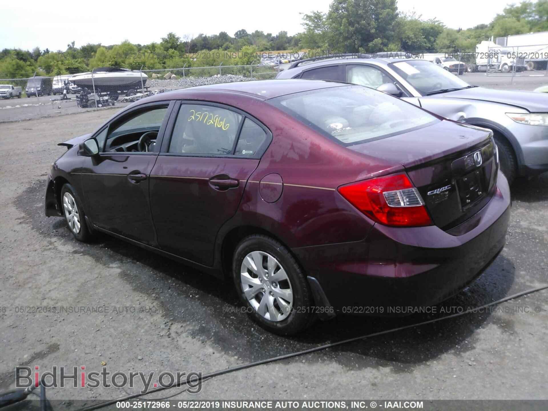 2012 HONDA CIVIC - VIN: 19XFB2F50CE098493 - Фото 3