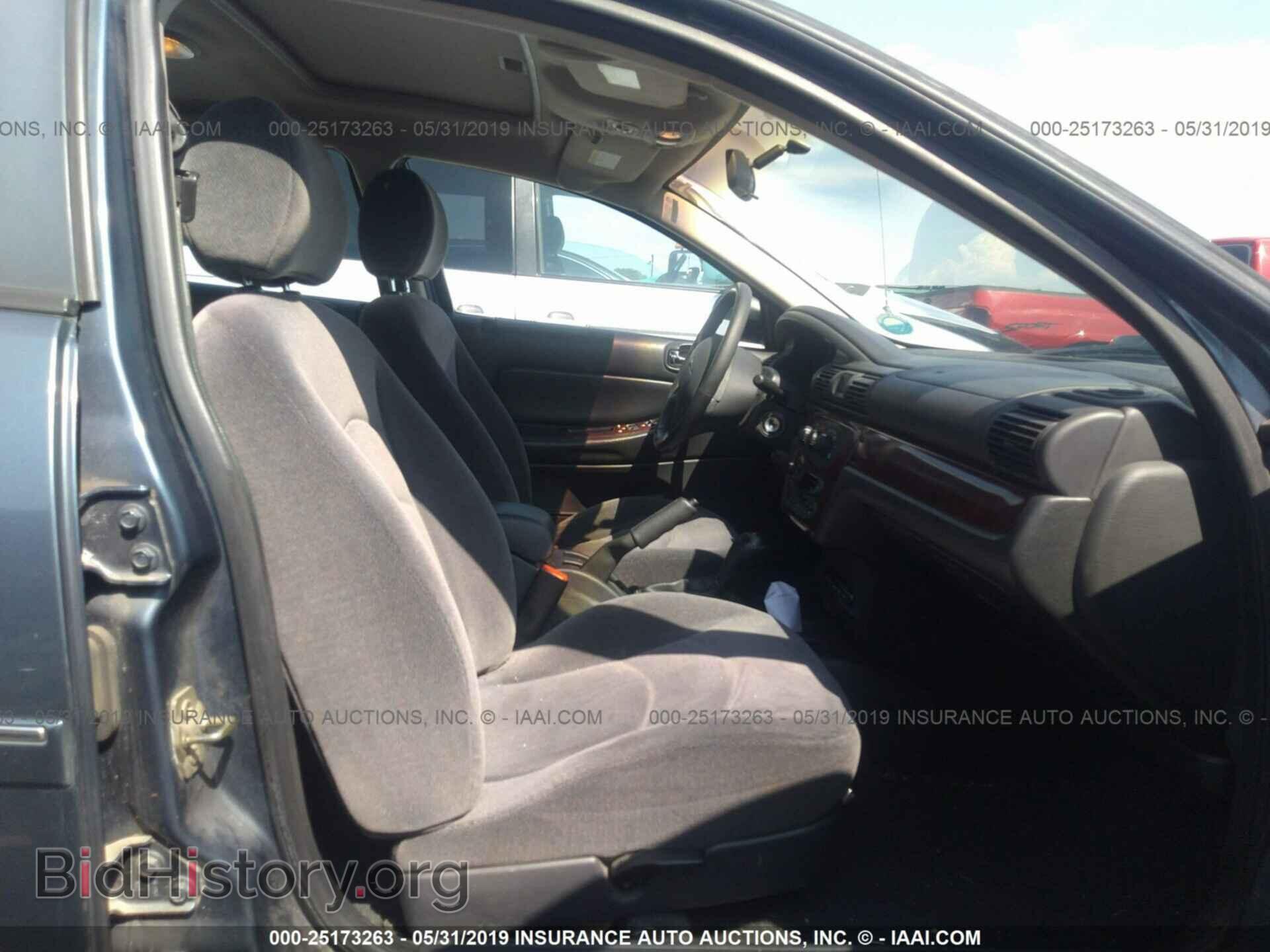 2001 CHRYSLER SEBRING - VIN: 1C3EL56U21N678455 - Фото 5