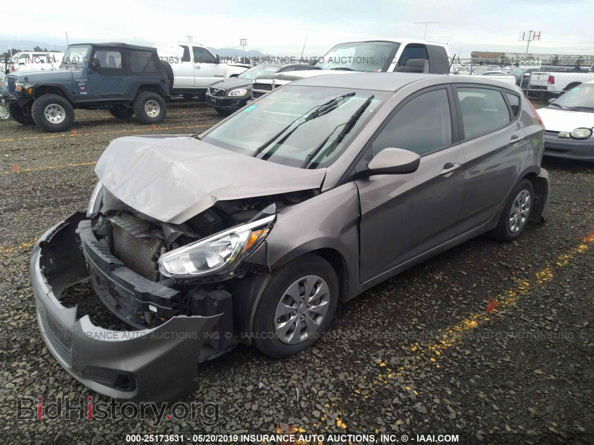 2017 HYUNDAI ACCENT - VIN: KMHCT5AE2HU356445 - Фото 2