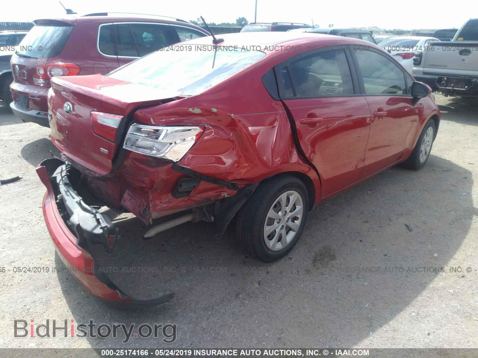 2013 KIA RIO - VIN: KNADM4A36D6236870 - Фото 4