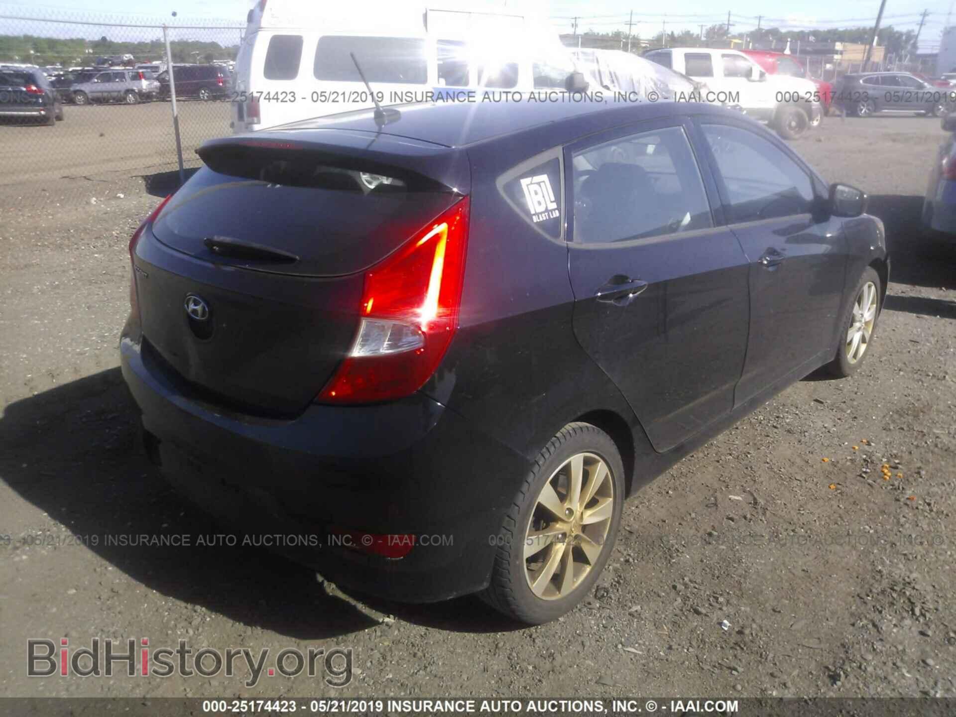 2012 HYUNDAI ACCENT - VIN: KMHCU5AEXCU018572 - Фото 4