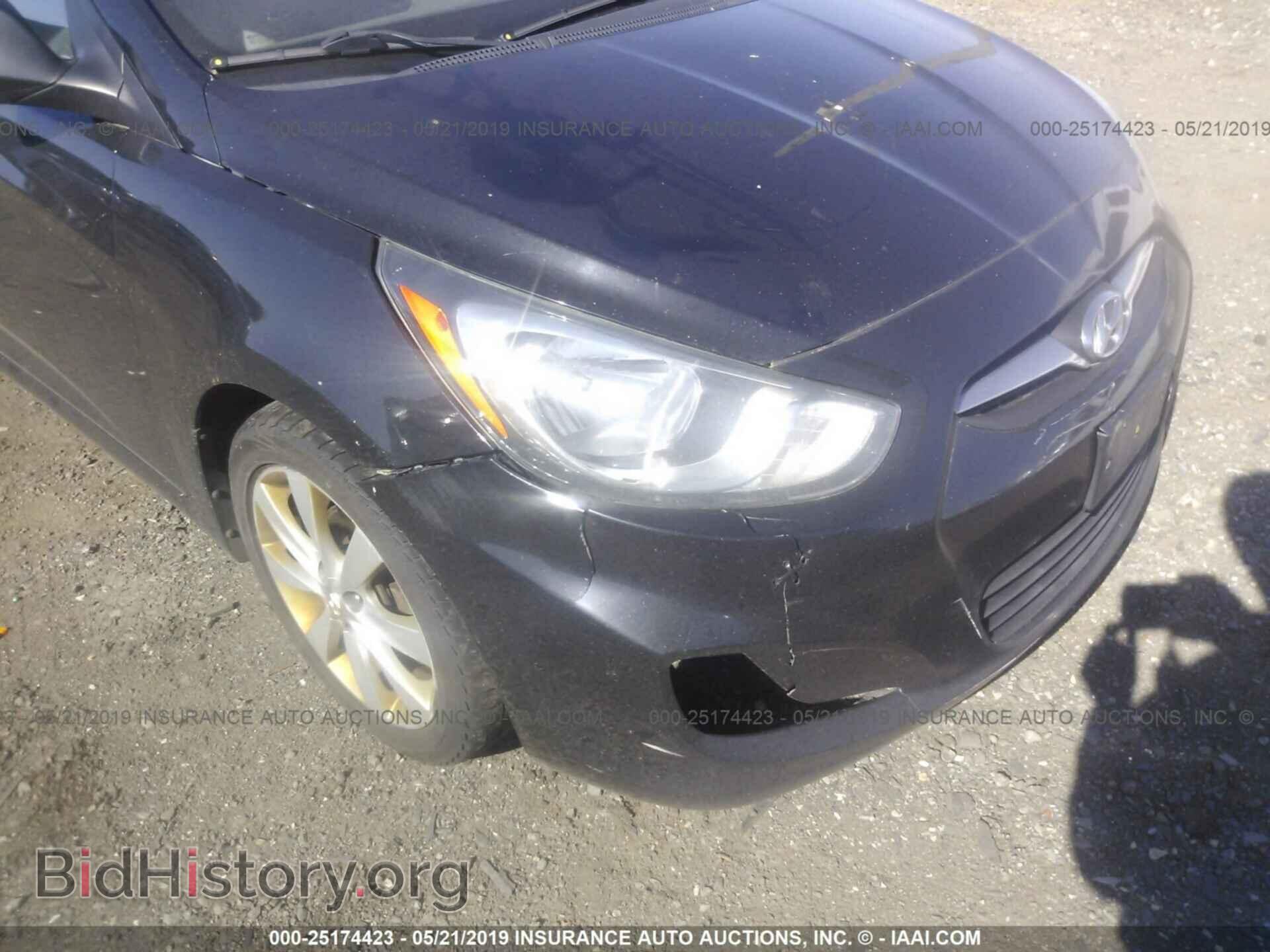 2012 HYUNDAI ACCENT - VIN: KMHCU5AEXCU018572 - Фото 6