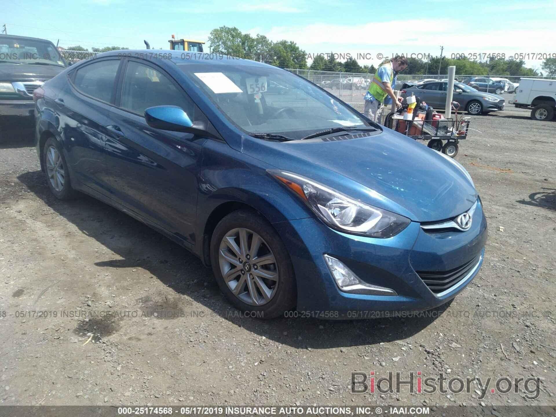 Photo KMHDH4AE5GU485259 - HYUNDAI ELANTRA 2016