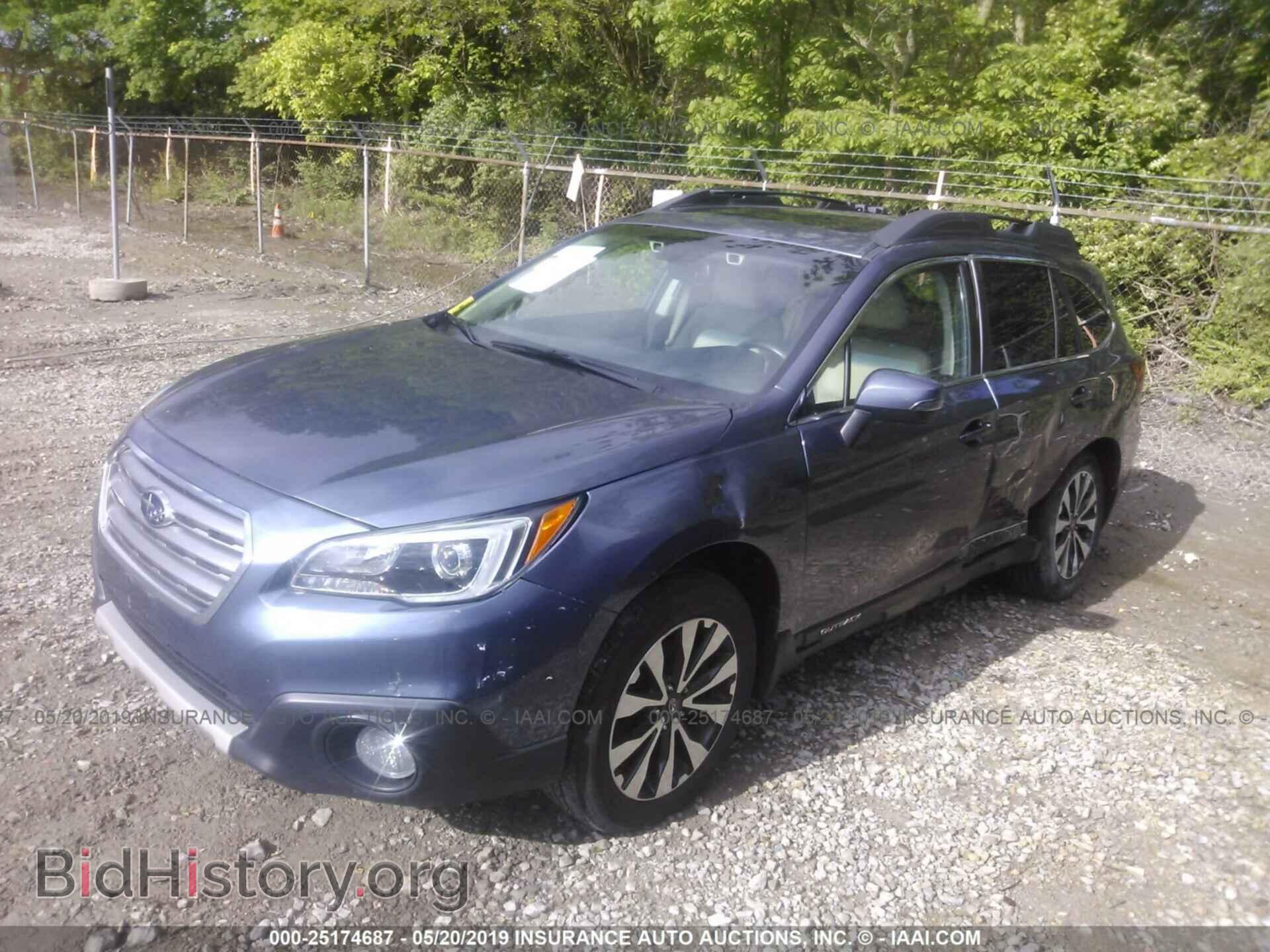 2015 SUBARU OUTBACK - VIN: 4S4BSBNC0F3252805 - Фото 2