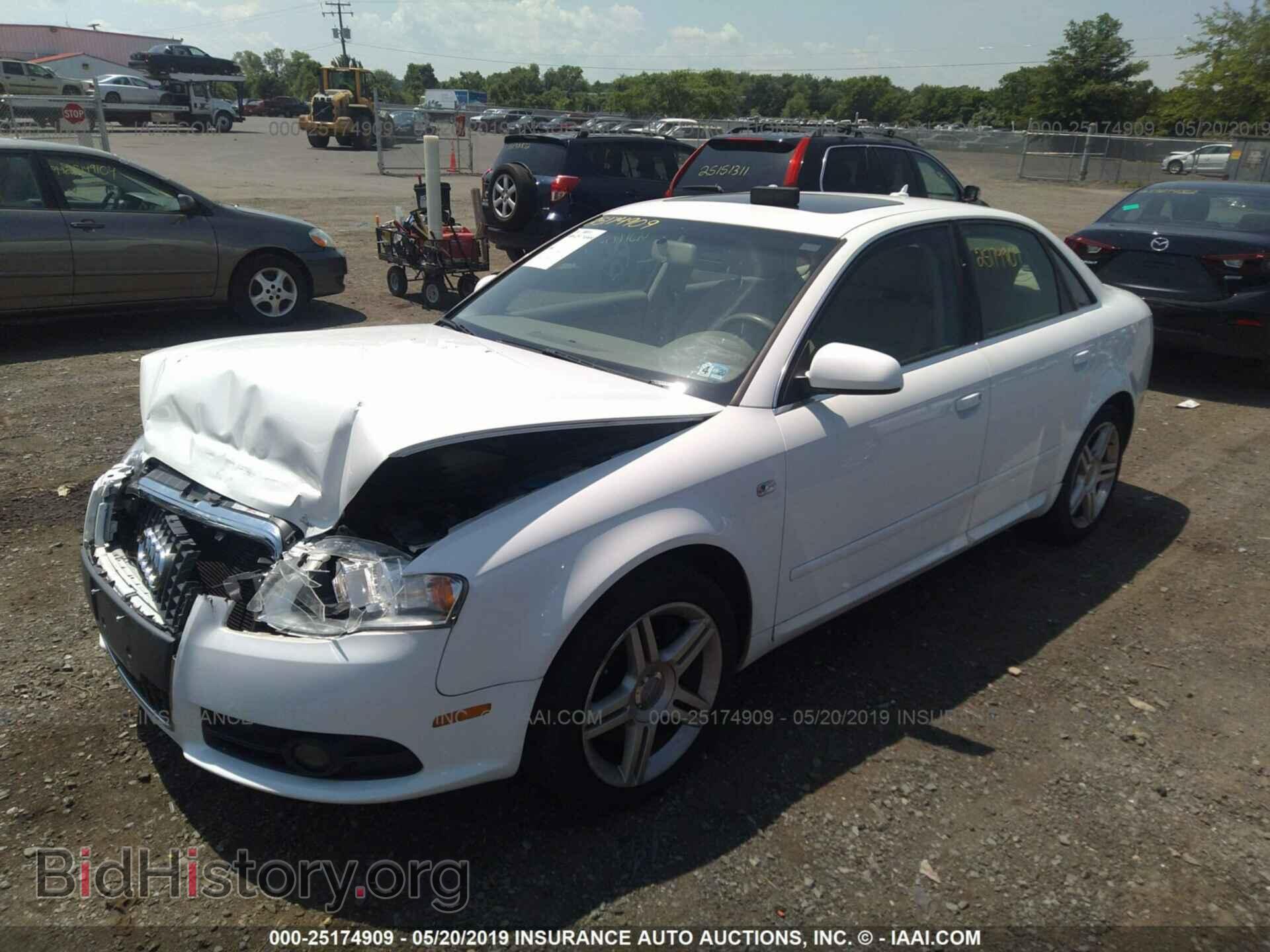2008 AUDI A4 - VIN: WAUDF78E58A031112 - Фото 2