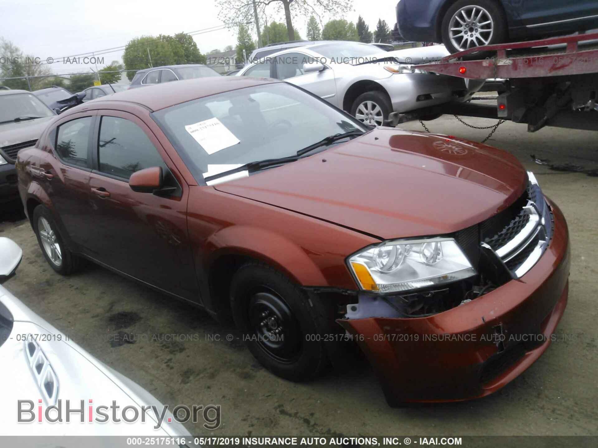 Photo 1C3CDZCB4CN173907 - DODGE AVENGER 2012