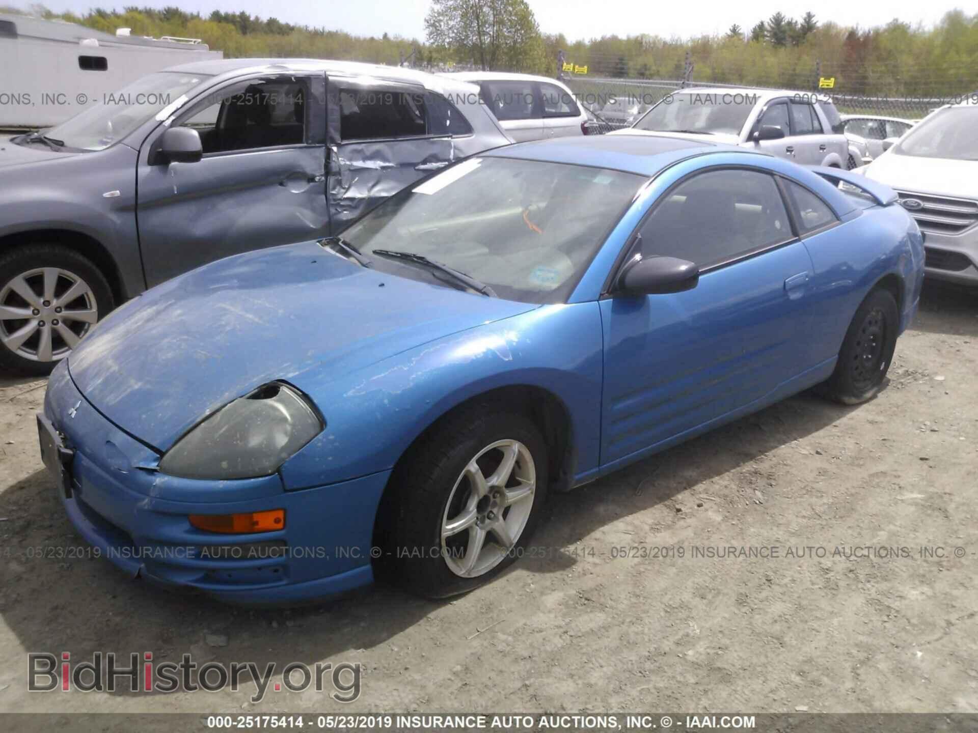 2002 MITSUBISHI ECLIPSE - VIN: 4A3AC44G52E049563 - Фото 2