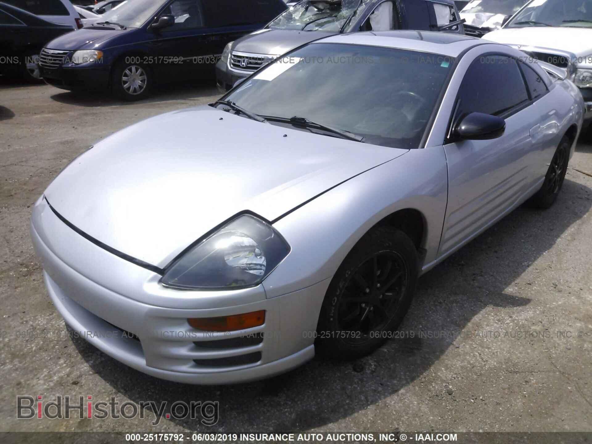 2002 MITSUBISHI ECLIPSE - VIN: 4A3AC44G02E090053 - Фото 2