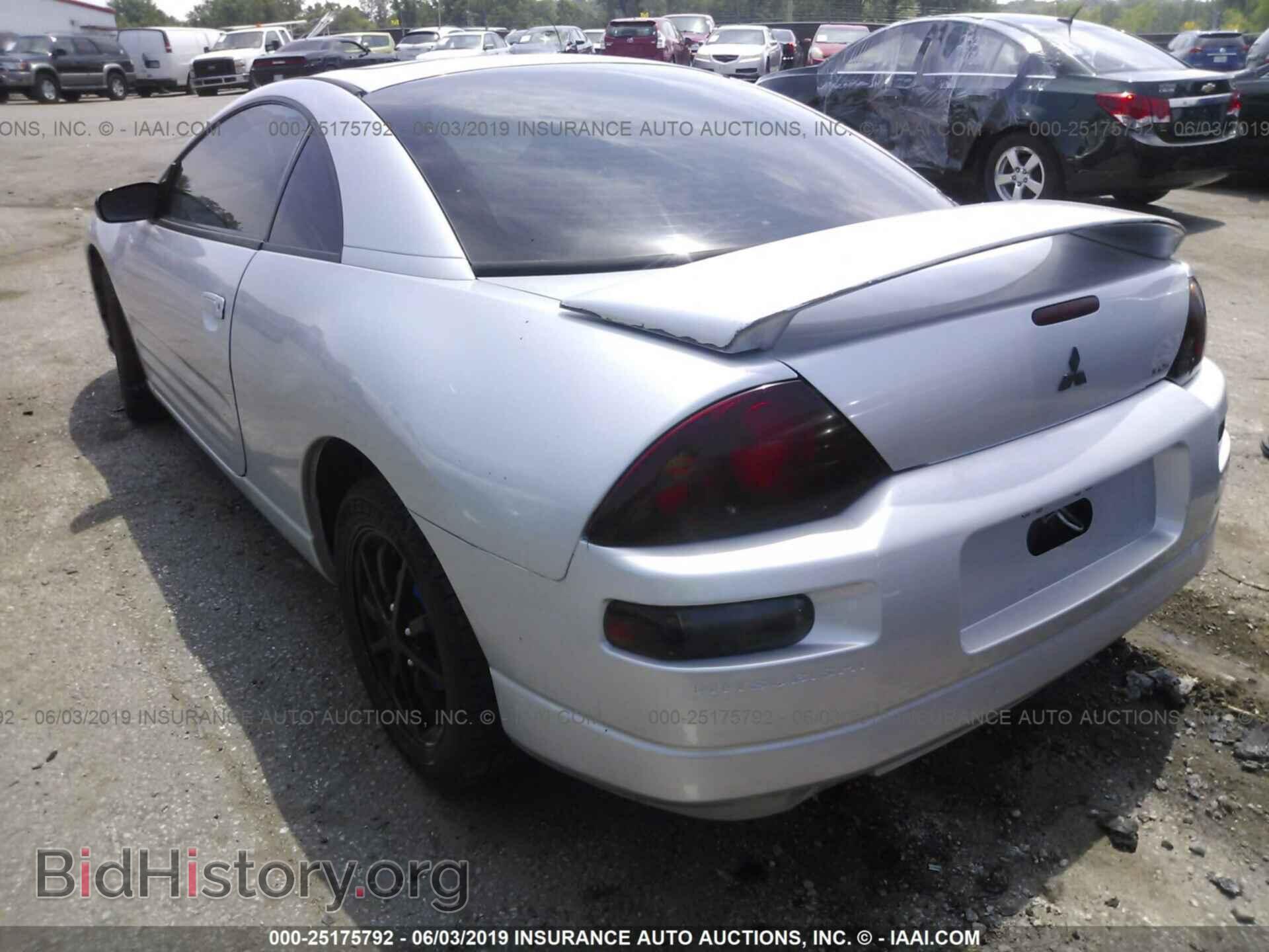2002 MITSUBISHI ECLIPSE - VIN: 4A3AC44G02E090053 - Фото 3