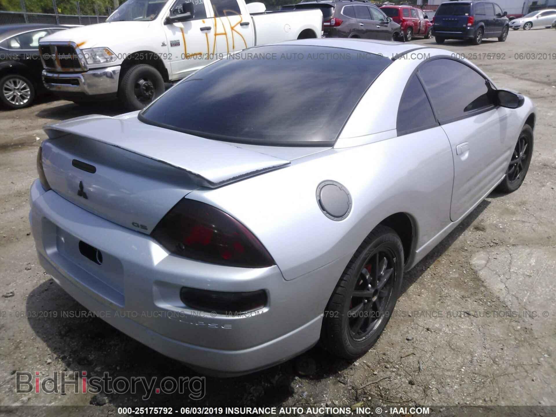 2002 MITSUBISHI ECLIPSE - VIN: 4A3AC44G02E090053 - Фото 4