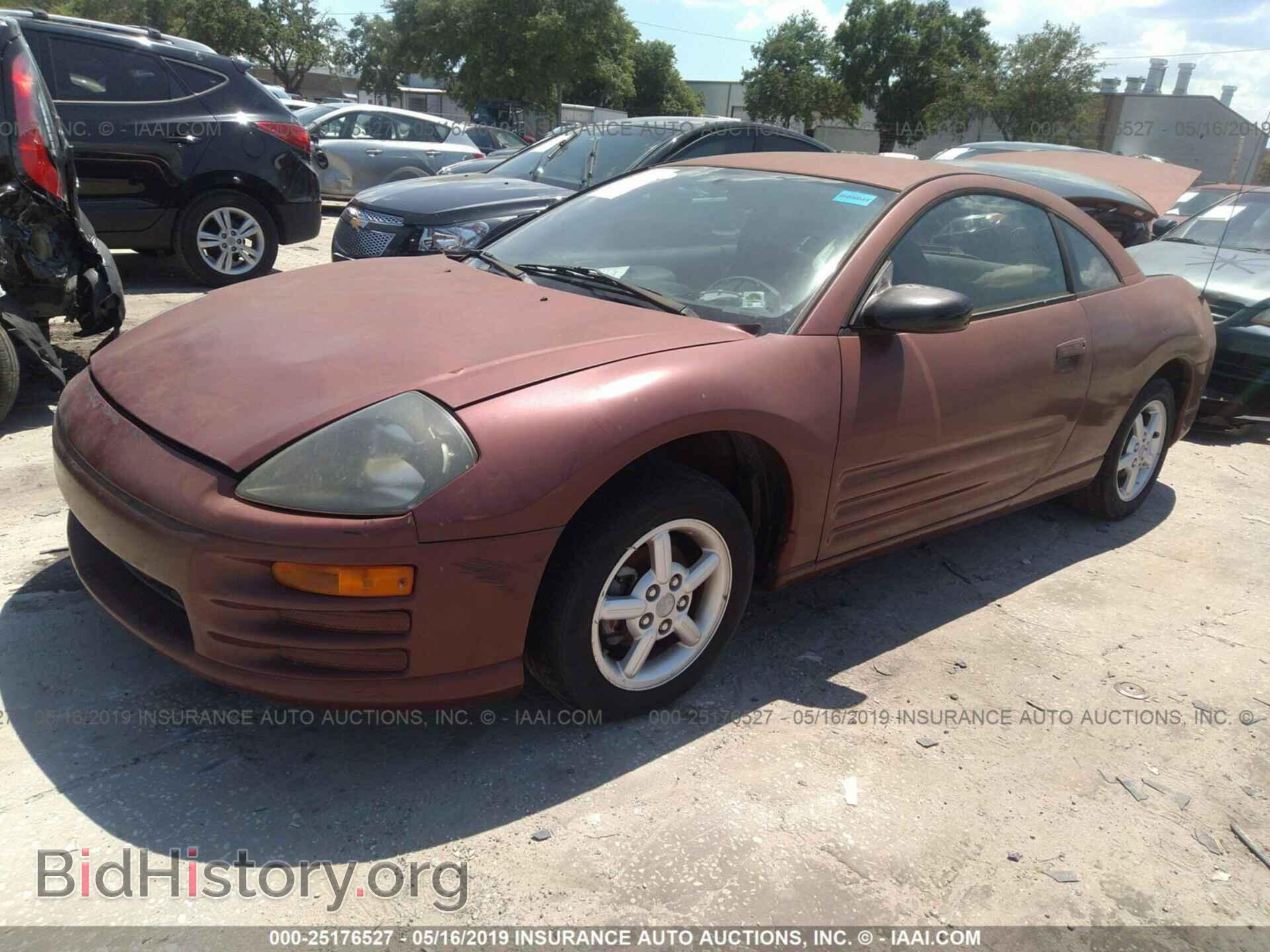 2001 MITSUBISHI ECLIPSE - VIN: 4A3AC34G61E111870 - Фото 2