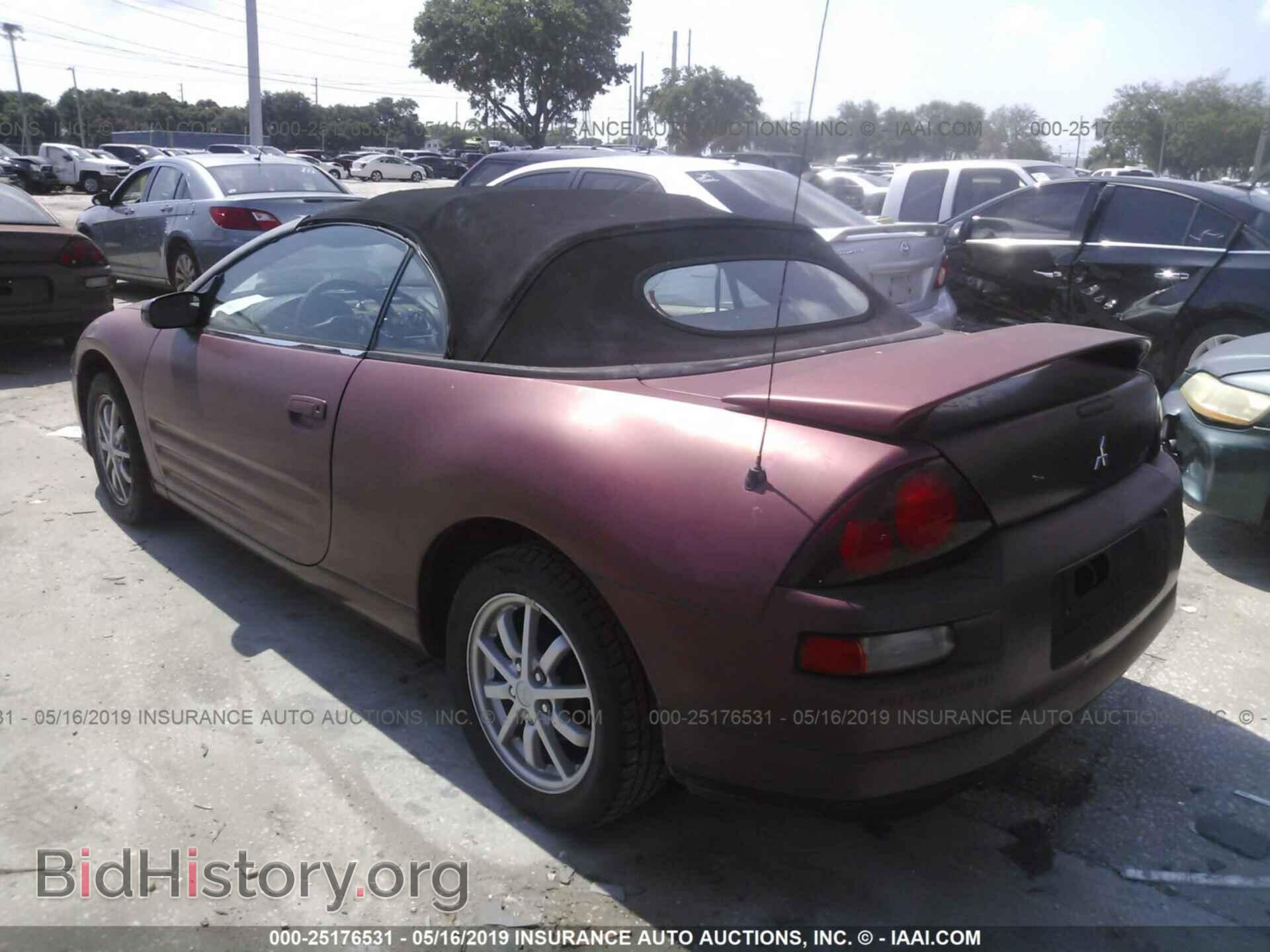2001 MITSUBISHI ECLIPSE - VIN: 4A3AE45G71E206842 - Photo 3
