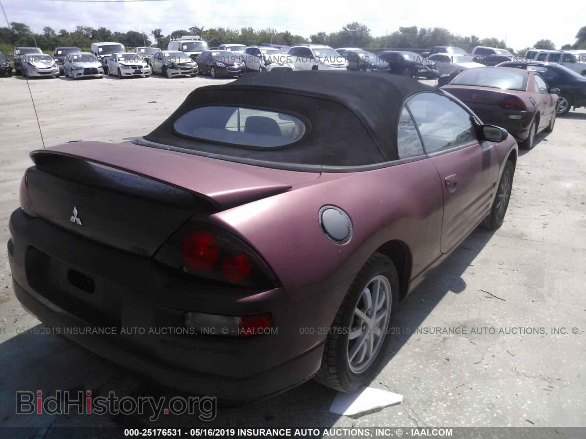 2001 MITSUBISHI ECLIPSE - VIN: 4A3AE45G71E206842 - Photo 4