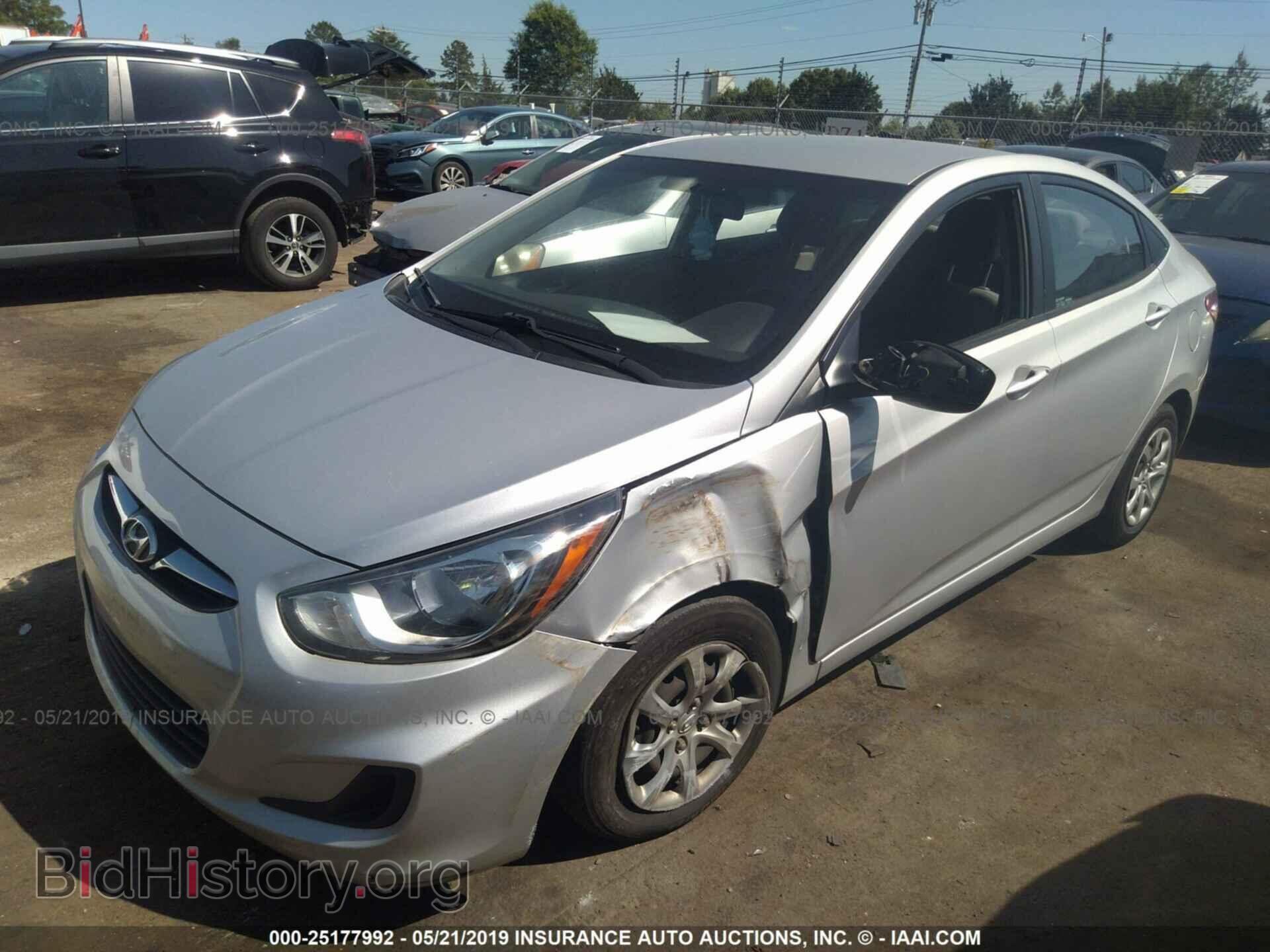 2014 HYUNDAI ACCENT - VIN: KMHCT4AE2EU737864 - Фото 2