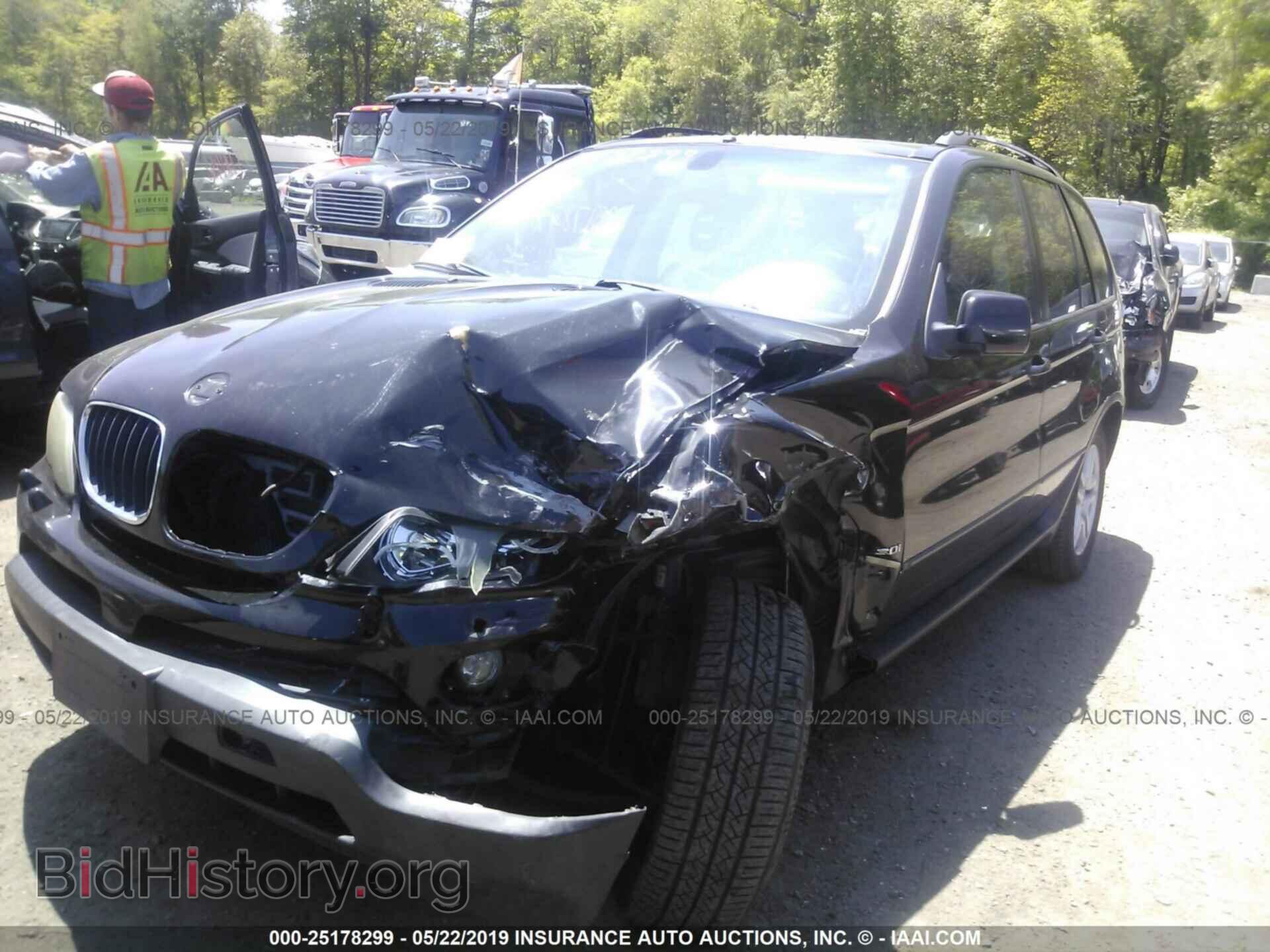 2005 BMW X5 - VIN: 5UXFA13505LY02136 - Фото 2