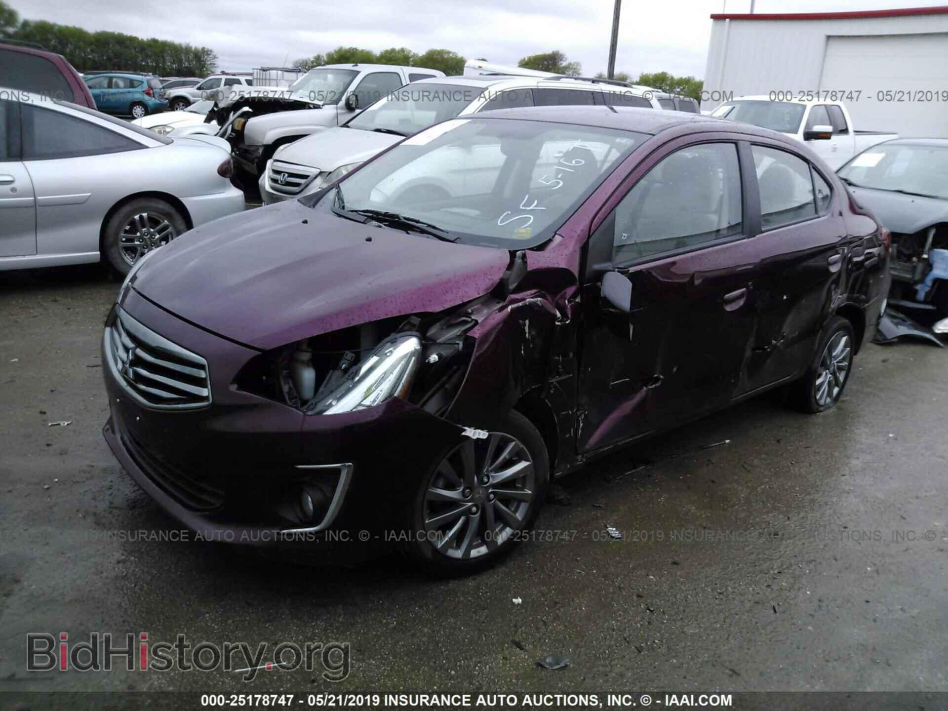 2017 MITSUBISHI MIRAGE - VIN: ML32F4FJ6HHF12430 - Фото 2