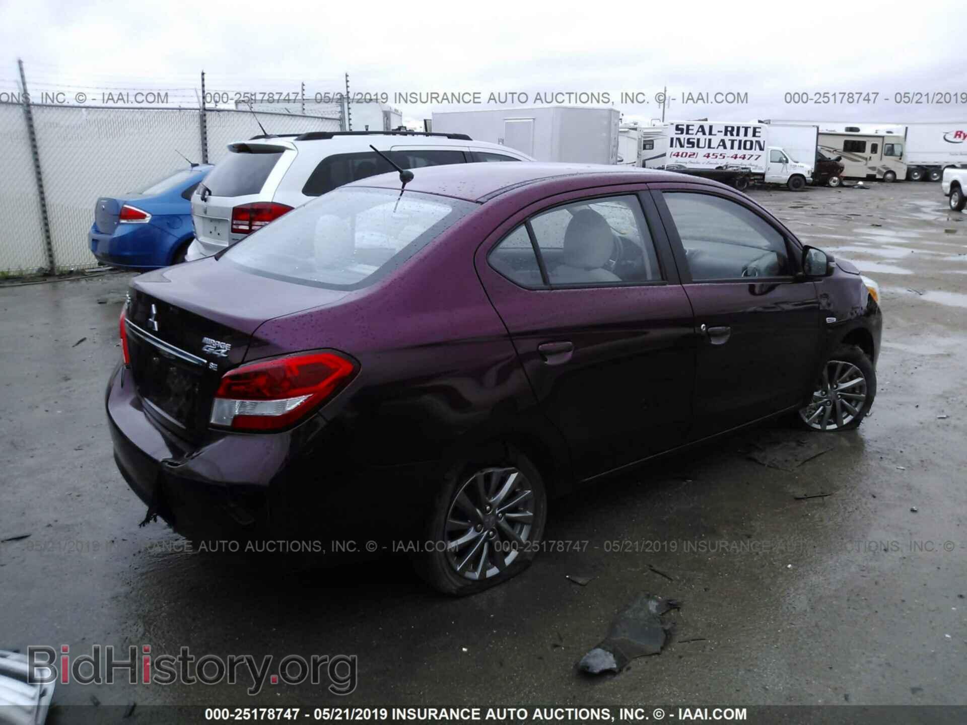 2017 MITSUBISHI MIRAGE - VIN: ML32F4FJ6HHF12430 - Фото 4