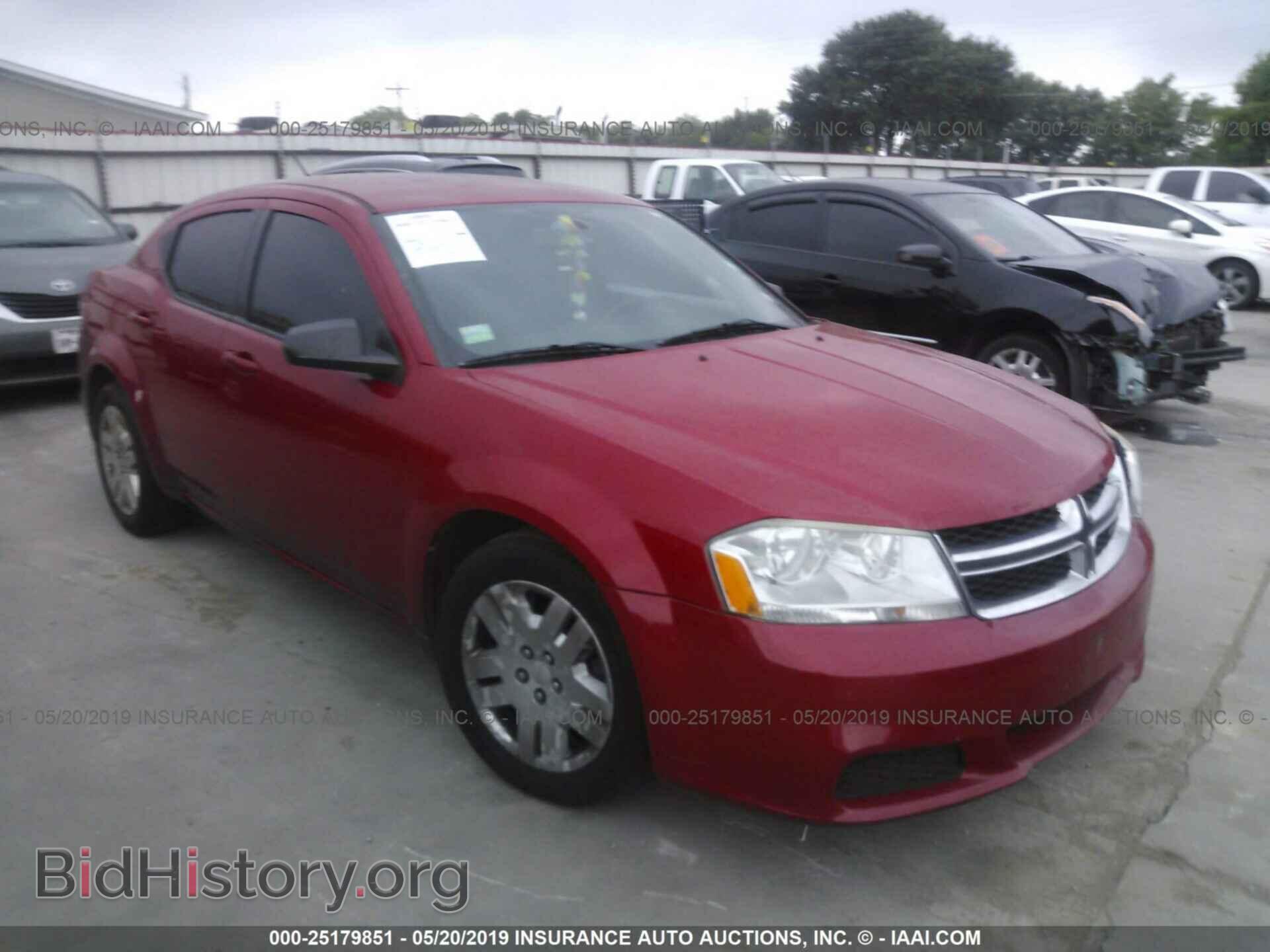 Photo 1C3CDZAG4DN760172 - DODGE AVENGER 2013