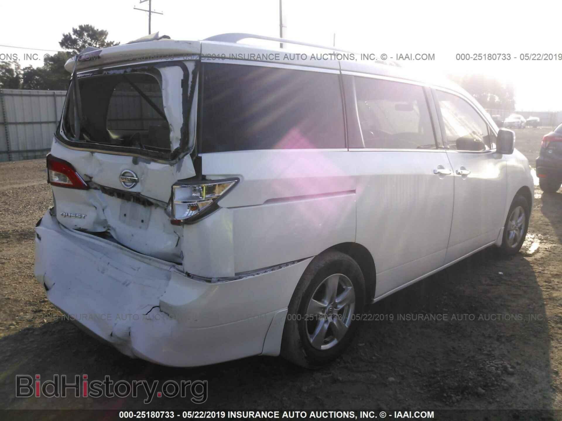2012 NISSAN QUEST - VIN: JN8AE2KPXC9049643 - Фото 4