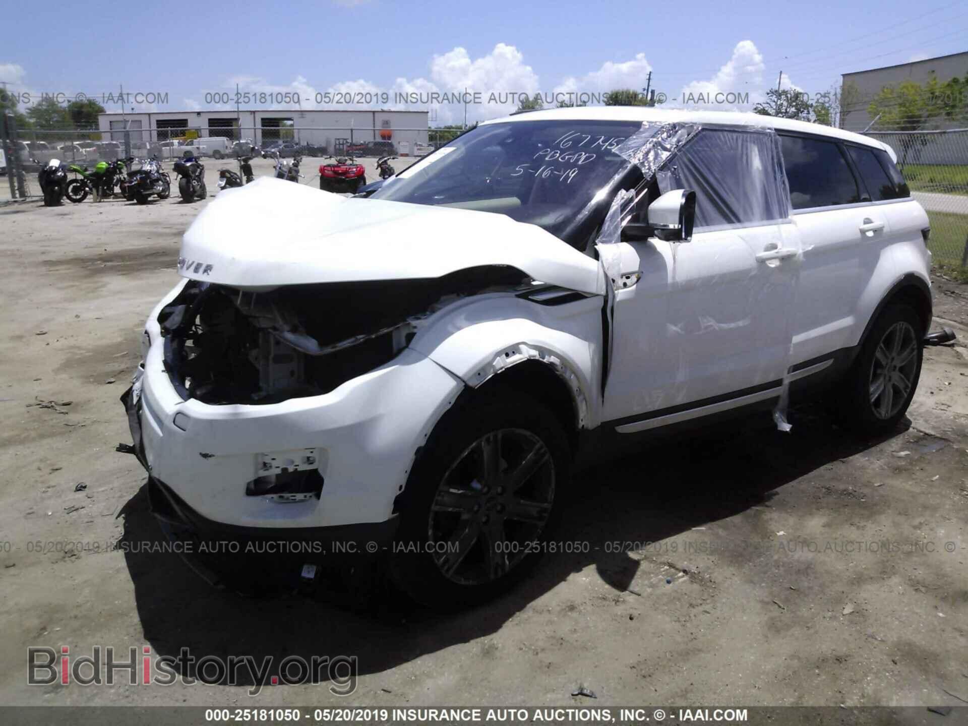 2012 LAND ROVER RANGE ROVER EVOQU - VIN: SALVV2BG9CH638419 - Фото 2