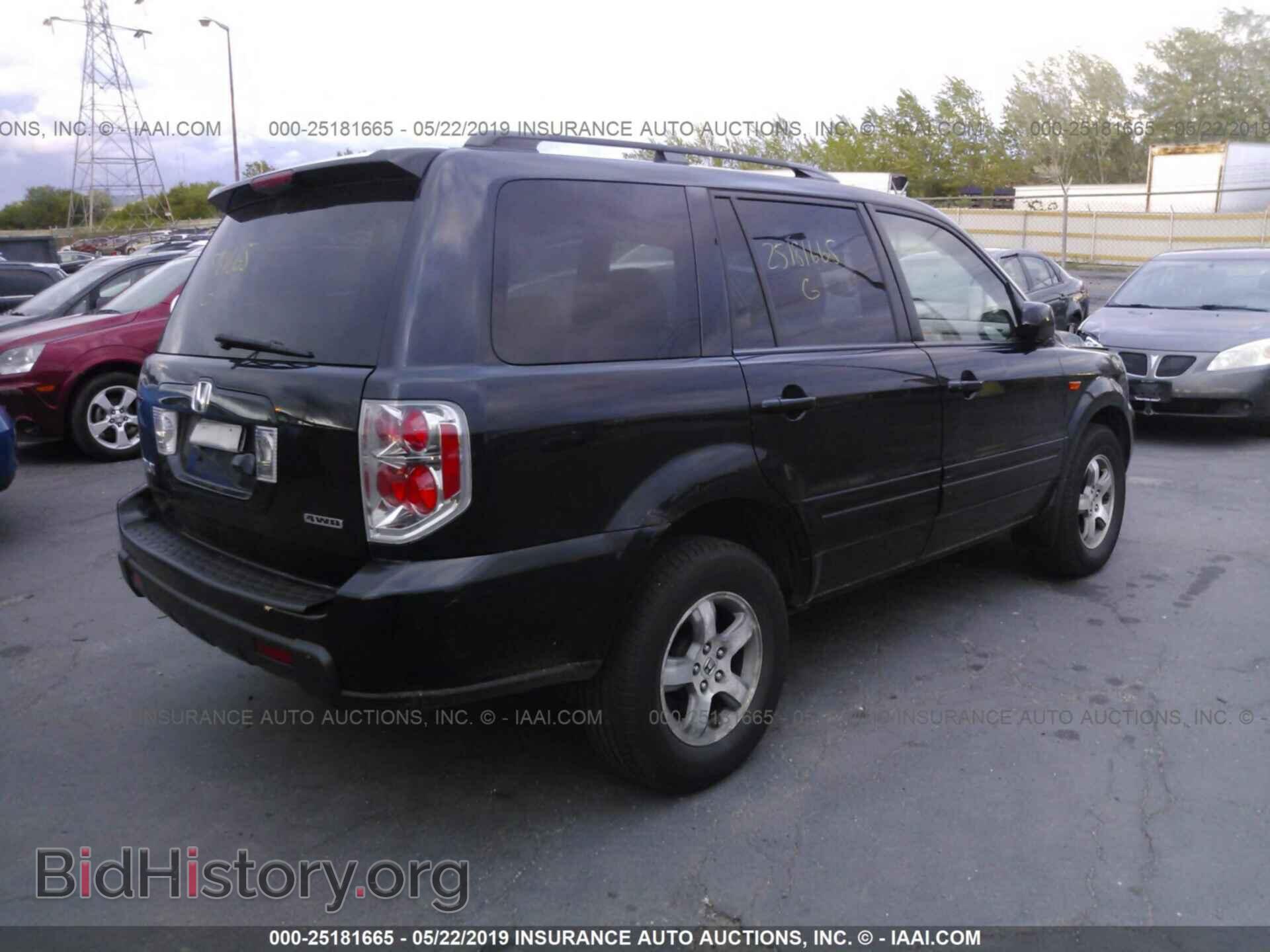 2006 HONDA PILOT - VIN: 2HKYF18786H554844 - Фото 4