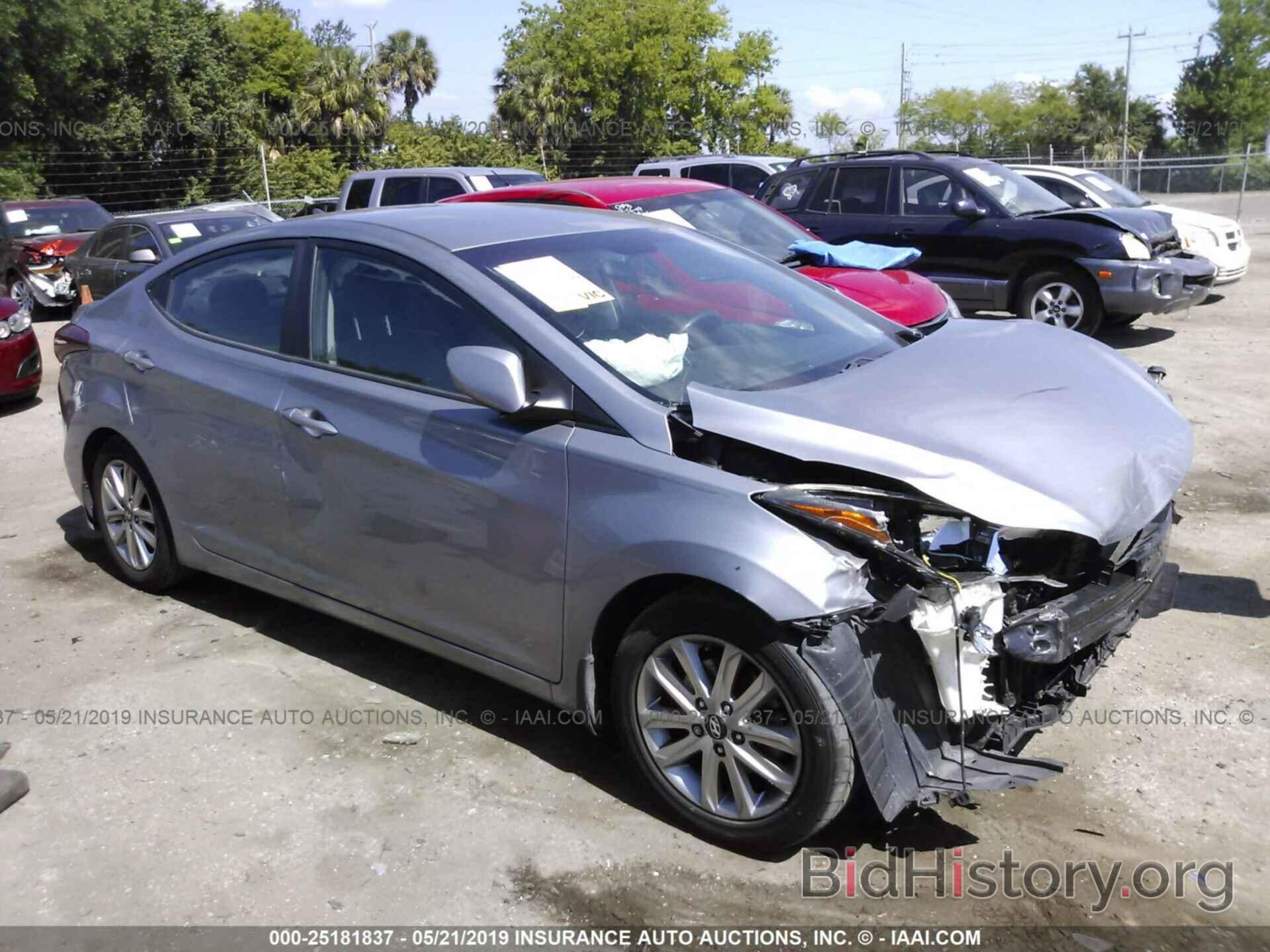 Photo KMHDH4AE2EU205407 - HYUNDAI ELANTRA 2014