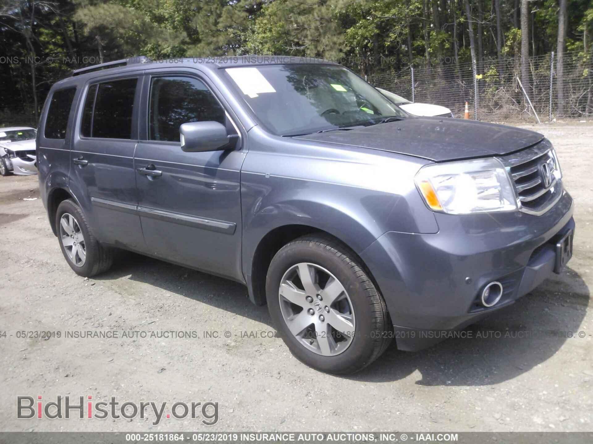 Фотография 5FNYF4H90DB044213 - HONDA PILOT 2013
