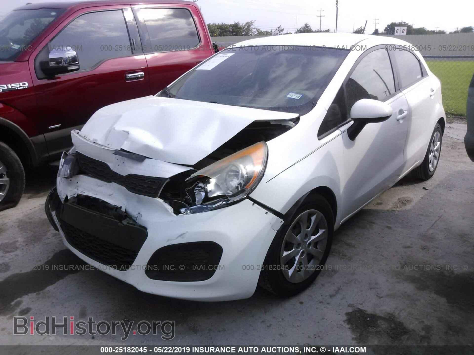 2012 KIA RIO - VIN: KNADM5A39C6035260 - Фото 2