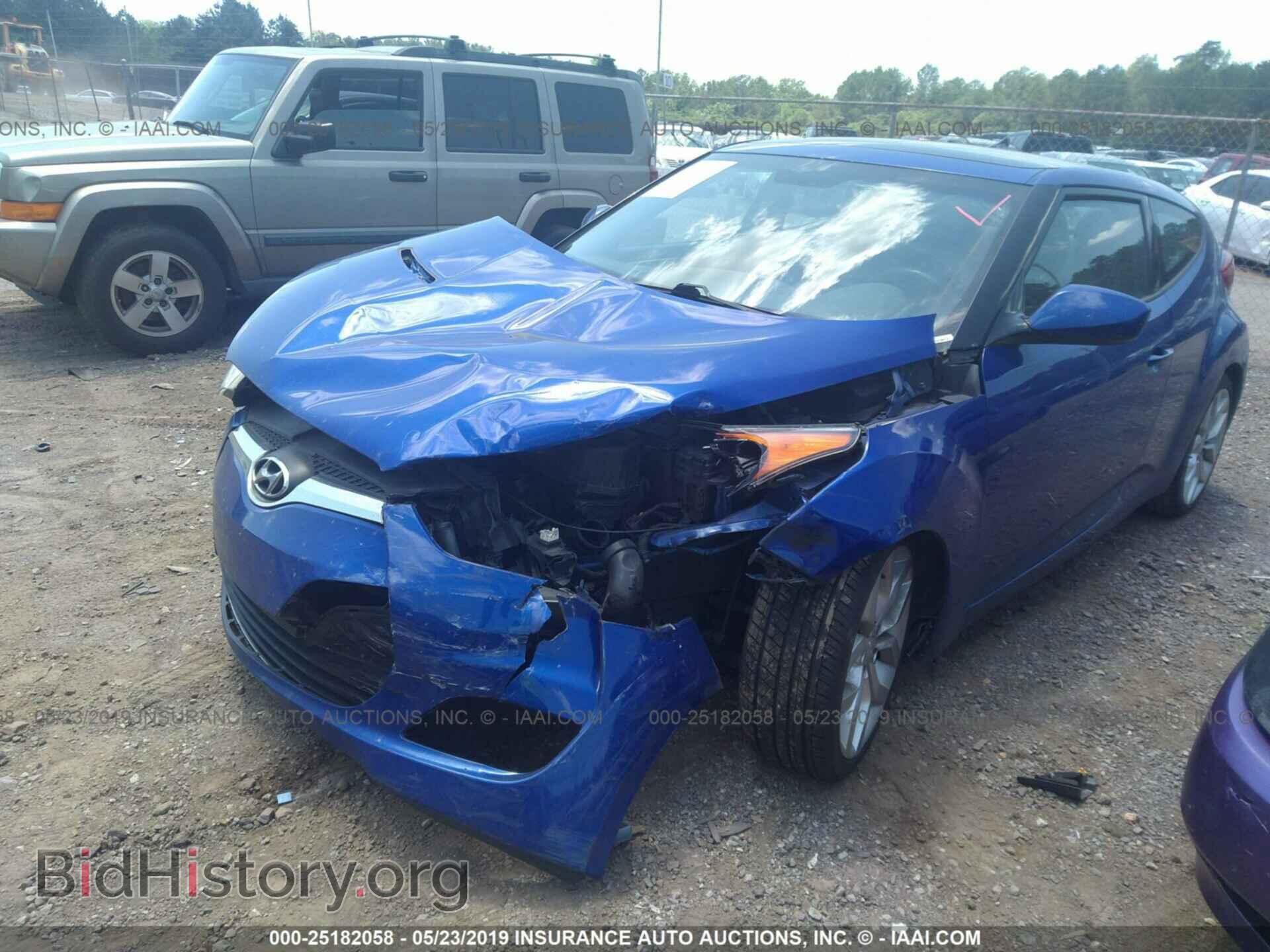 2012 HYUNDAI VELOSTER - VIN: KMHTC6AD0CU069174 - Фото 2