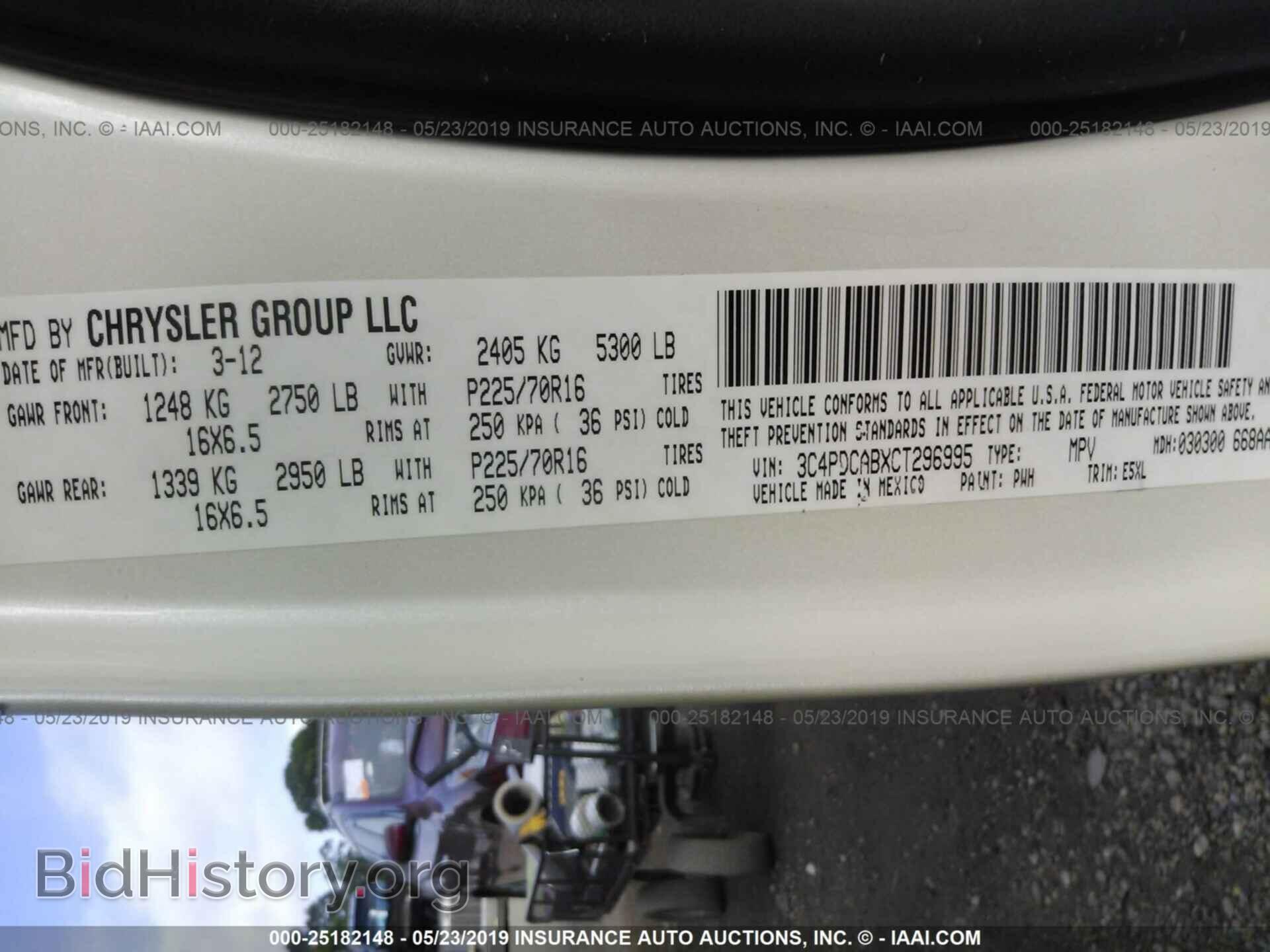 2012 DODGE JOURNEY - VIN: 3C4PDCABXCT296995 - Photo 9