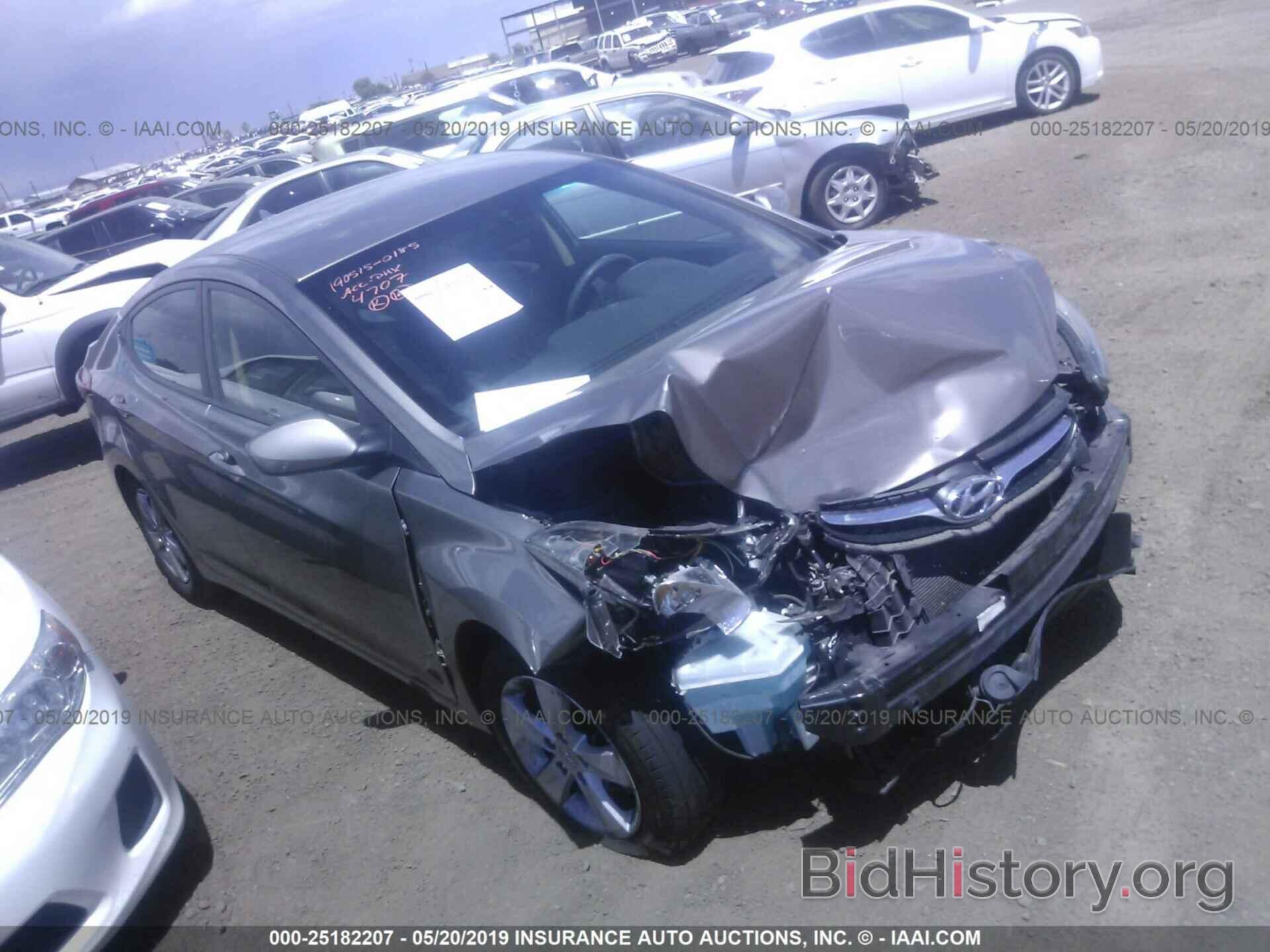 Photo 5NPDH4AEXDH254707 - HYUNDAI ELANTRA 2013