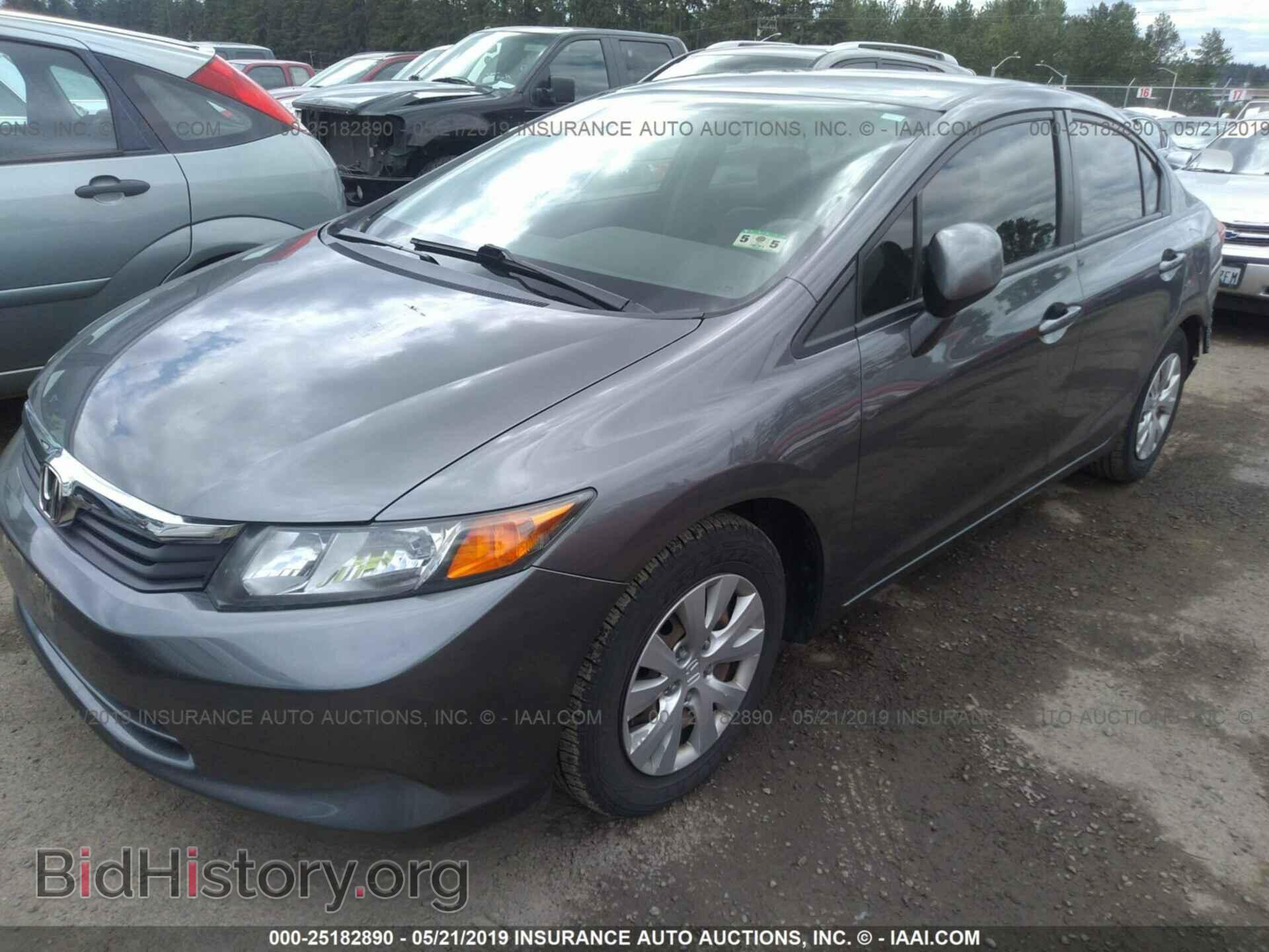 2012 HONDA CIVIC - VIN: 19XFB2F55CE104319 - Фото 2