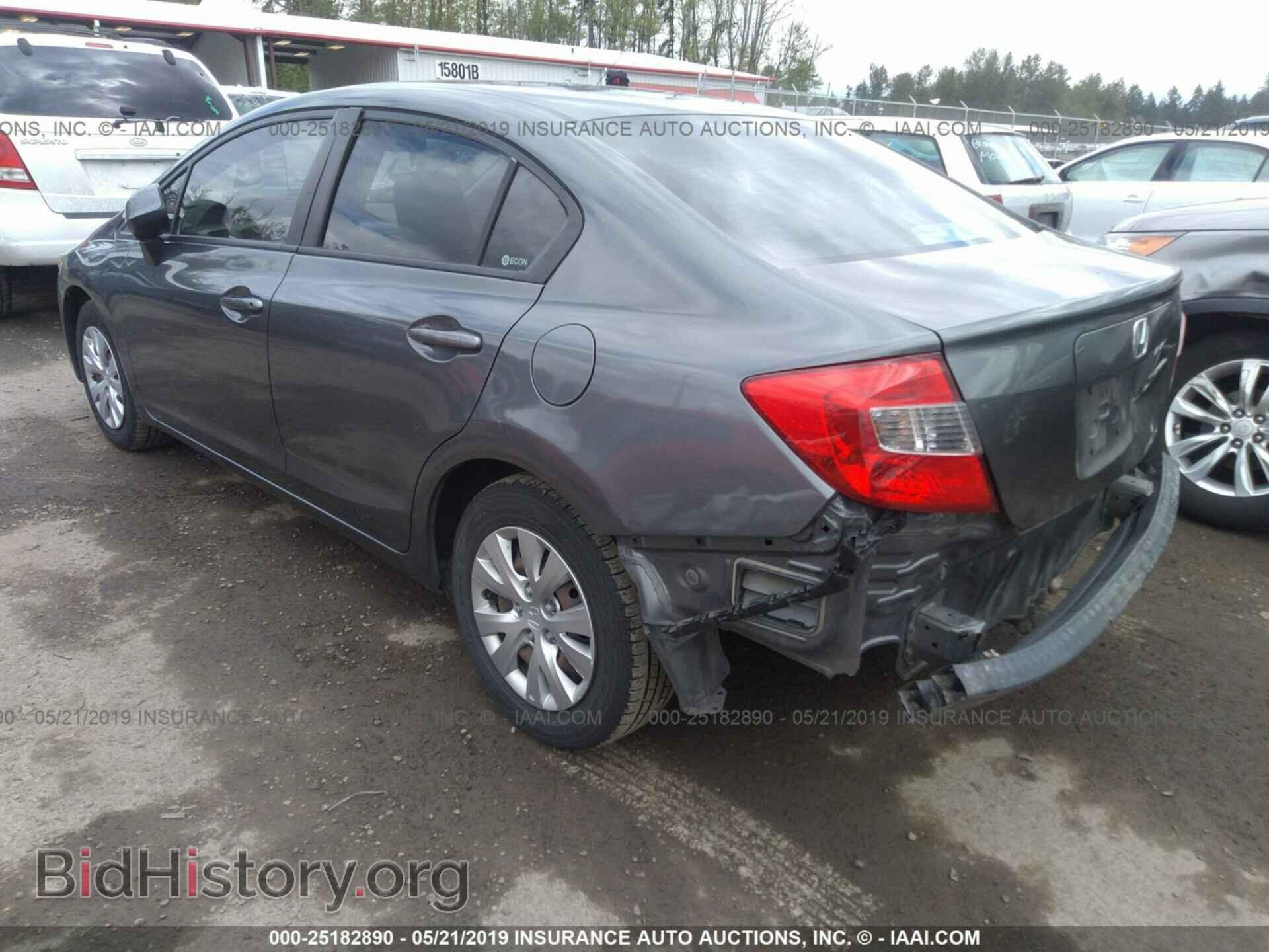 2012 HONDA CIVIC - VIN: 19XFB2F55CE104319 - Фото 3