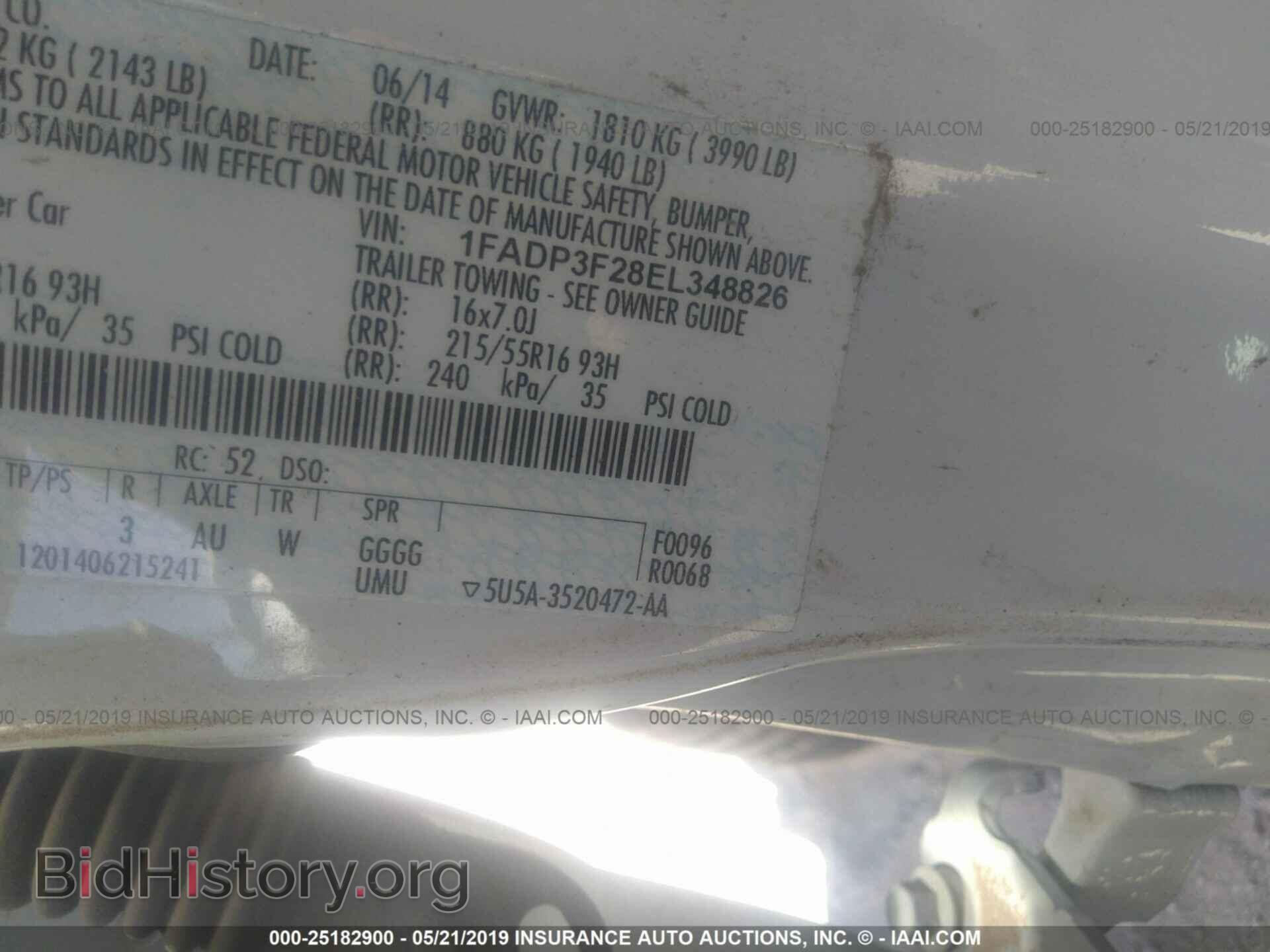 2014 FORD FOCUS - VIN: 1FADP3F28EL348826 - Photo 9