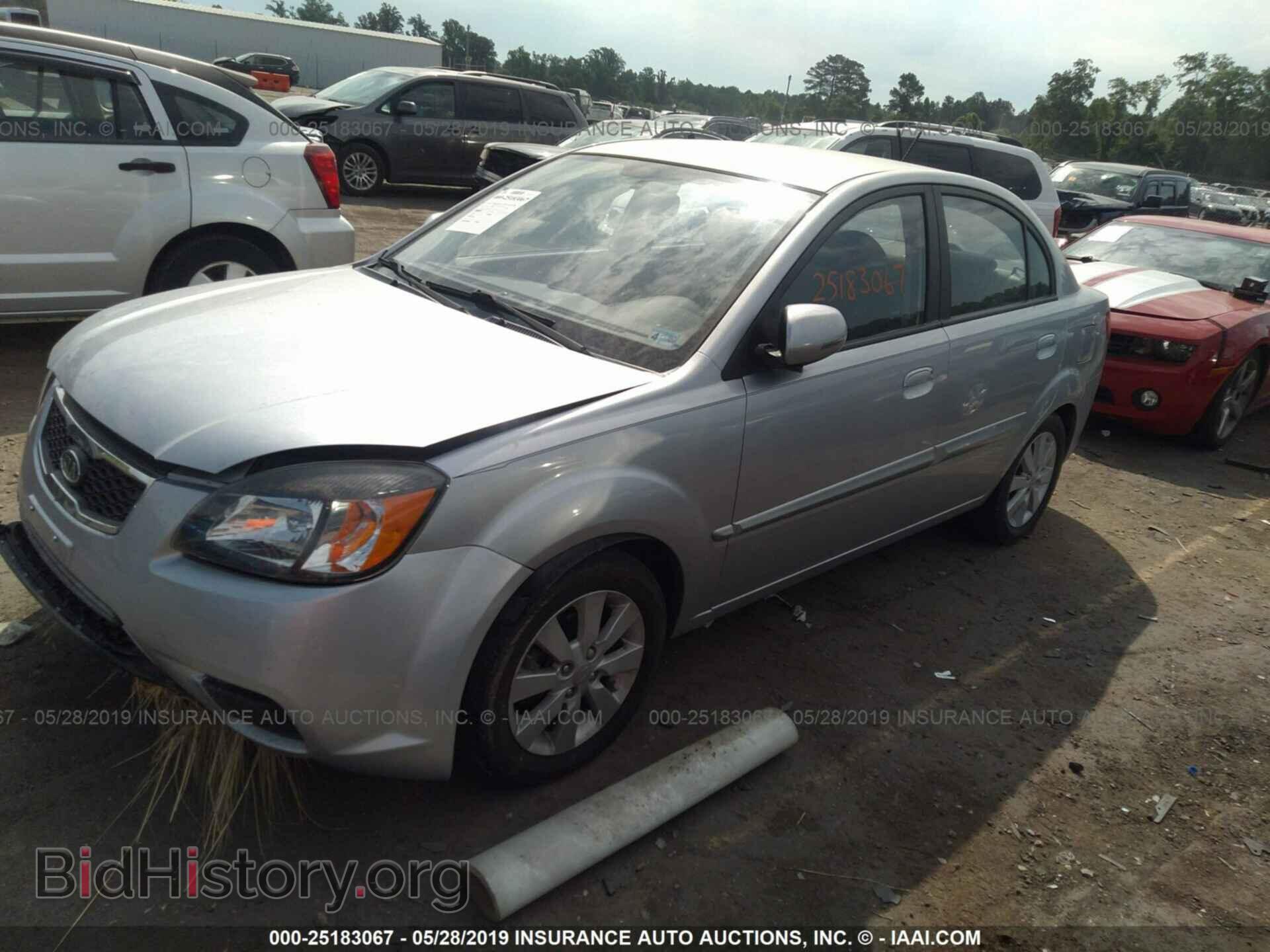 2011 KIA RIO - VIN: KNADH4A39B6929241 - Фото 2