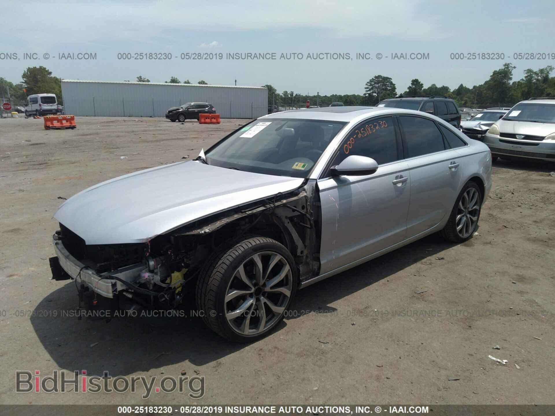 2013 AUDI A6 - VIN: WAUGFAFC1DN109805 - Фото 2