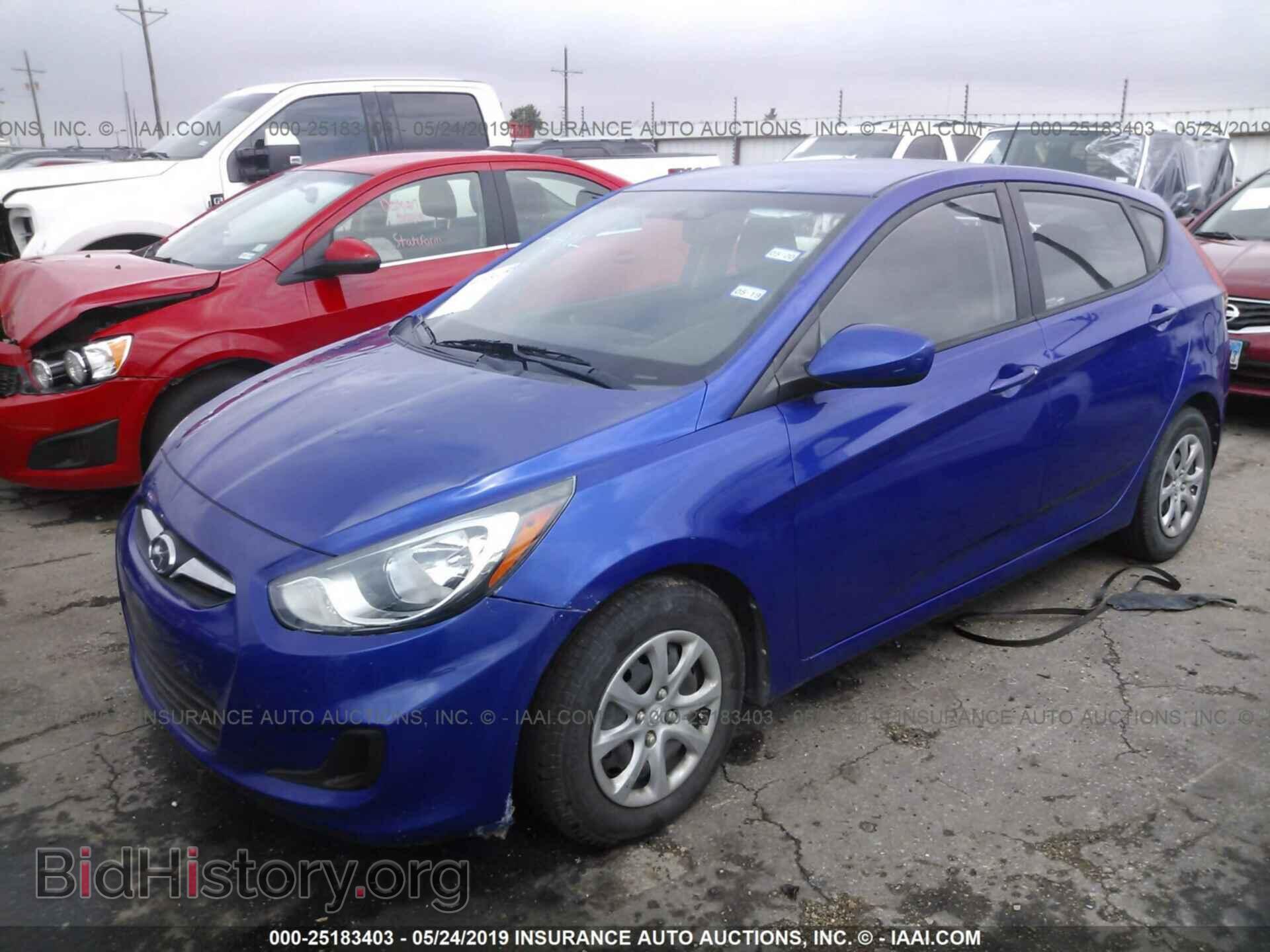 2013 HYUNDAI ACCENT - VIN: KMHCT5AE1DU100761 - Фото 2