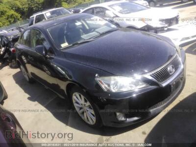 2010 Lexus IS, black — VIN JTHCF5C23A5044129, IAAI