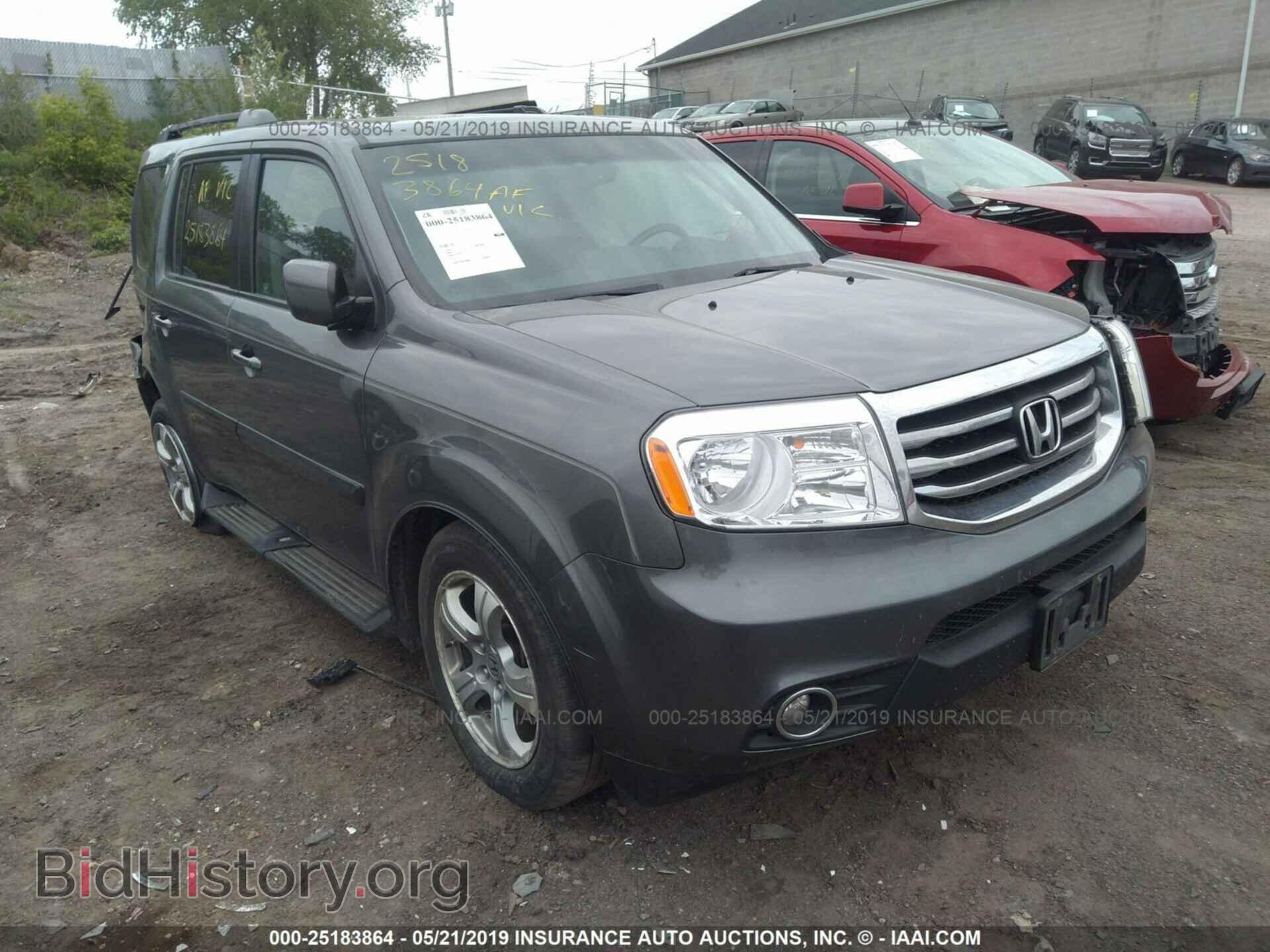 Фотография 5FNYF4H72CB066775 - HONDA PILOT 2012